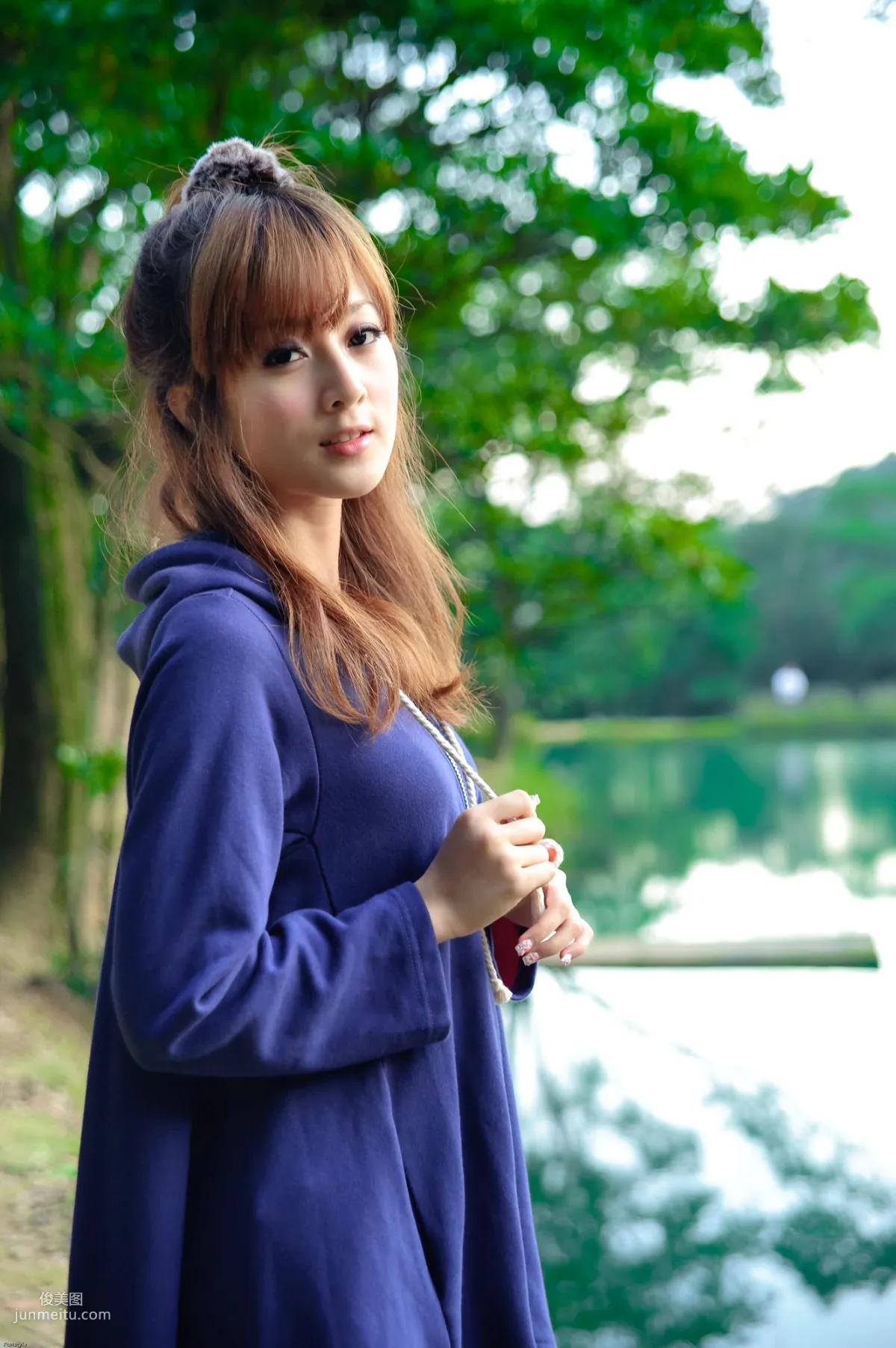 Taiwan Goddess Guozi MM Xinshan Menghu Outdoor Shoot Photo Set photo 45