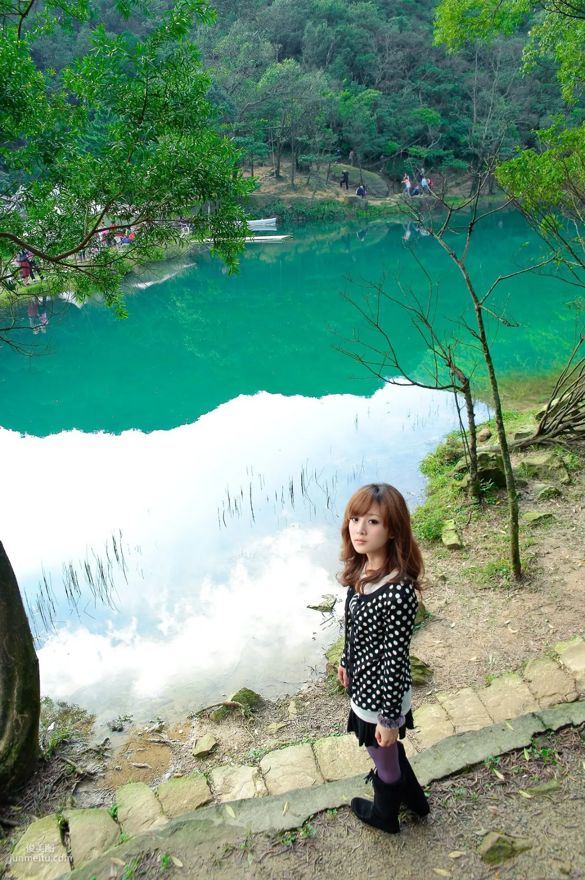 Taiwan Goddess Guozi MM Xinshan Menghu Outdoor Shoot Photo Set photo 7