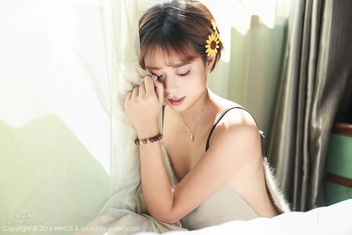 Ningmeng vivi - Top-Notch Short-Haired Handsome Model [WingS] Vol.019 Photo Set photo 58