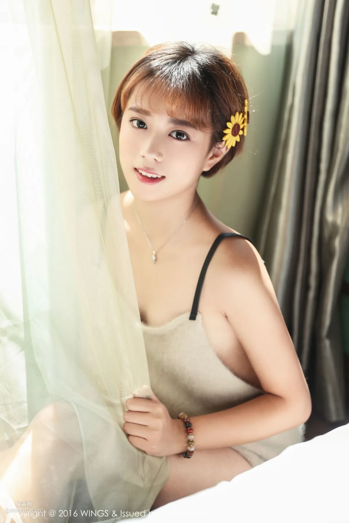Ningmeng vivi - Top-Notch Short-Haired Handsome Model [WingS] Vol.019 Photo Set photo 57