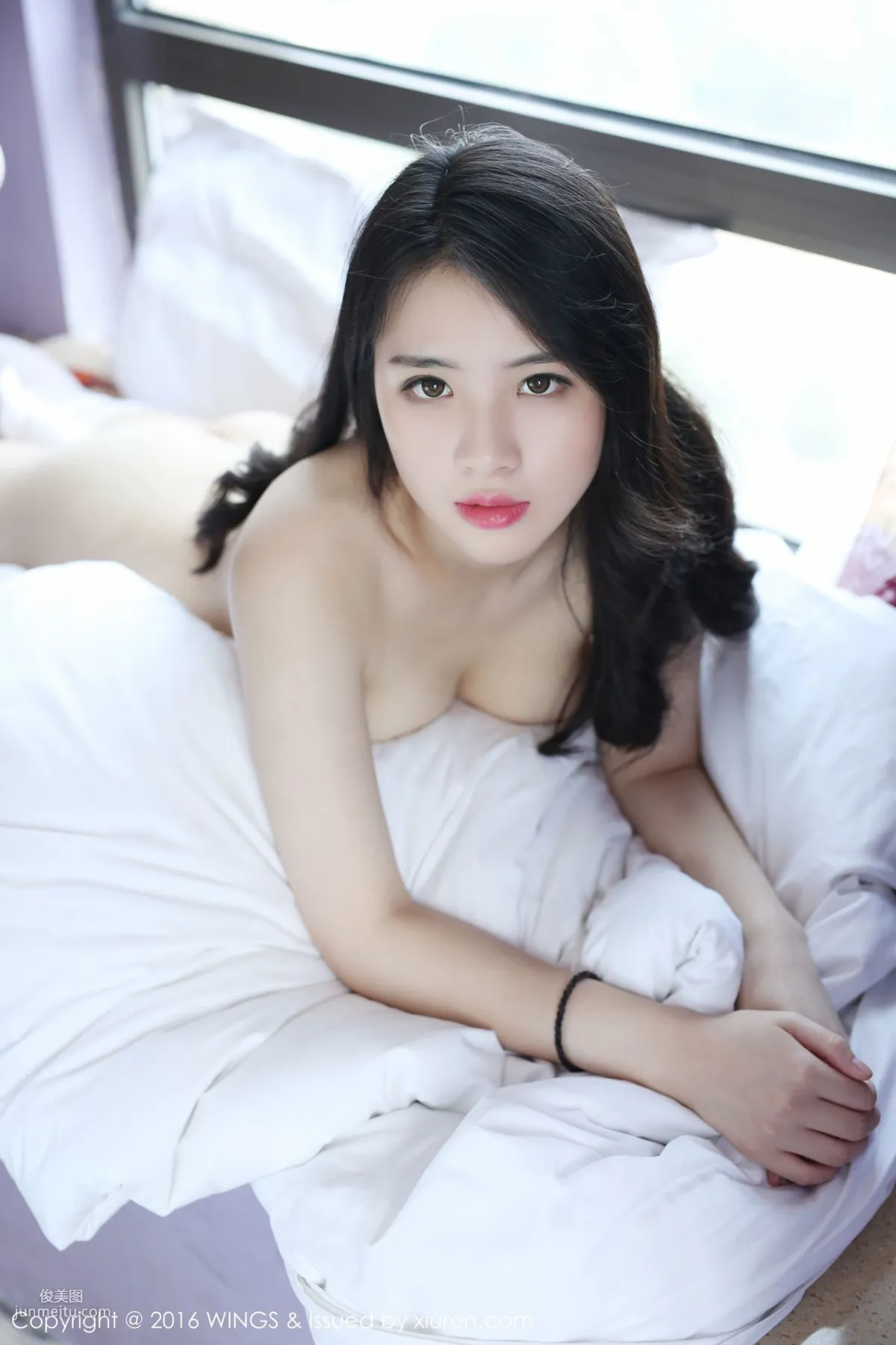 Shu Linpei《Policewoman Uniform Temptation + Lingerie + Lace Stockings》 [WingS] Vol.009 Photo Set photo 33