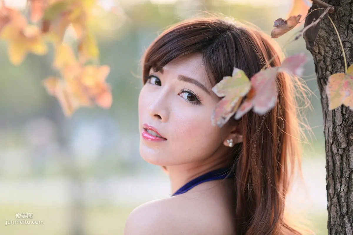 Ice Beauty Candy Liao, Early Summer Park Outdoor Shoot Photo Set photo 1
