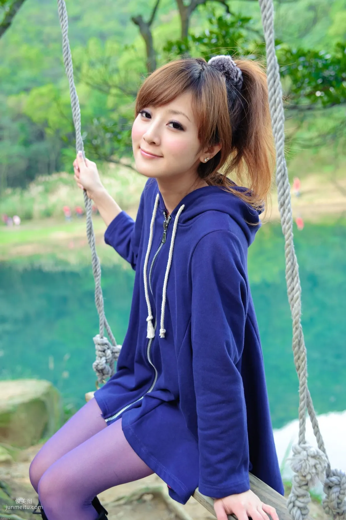 Taiwan Goddess Guozi MM Xinshan Menghu Outdoor Shoot Photo Set photo 26