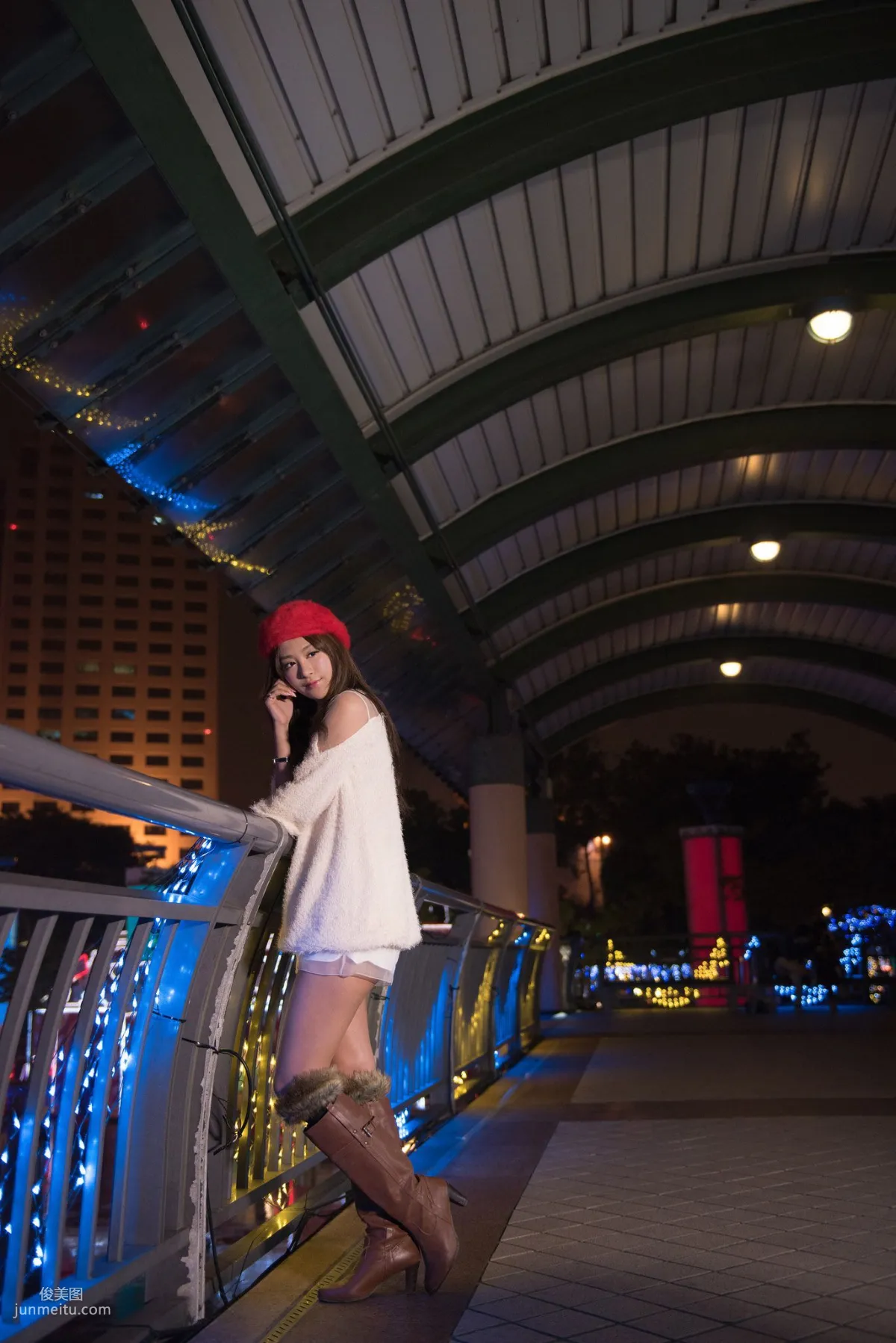 Taiwan Beauty Xia Qing MISO, Christmas Outdoor Shoot Photo Set photo 66