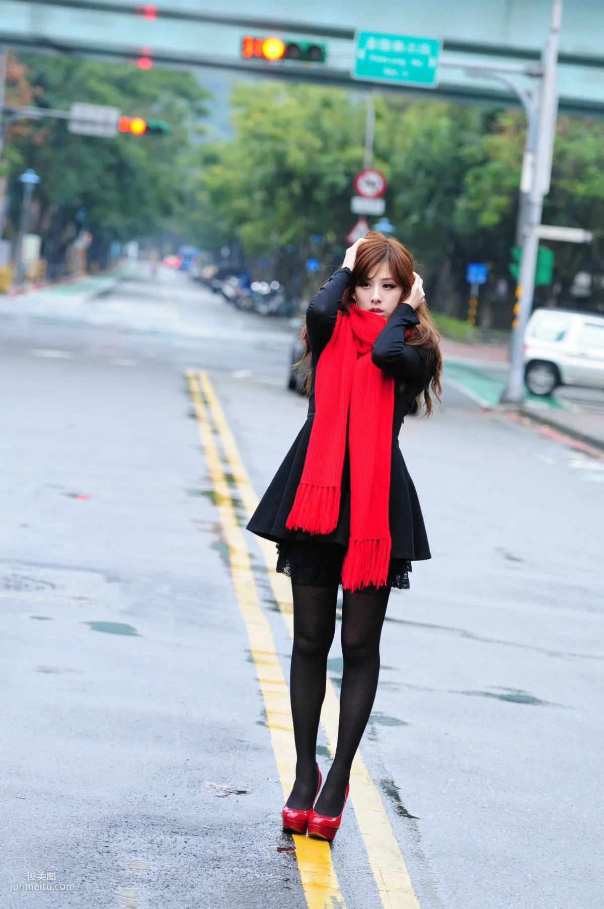 Taiwan Beauty Xiao Mi Kate su, Fresh Outdoor Shoot Photo Collection photo 9