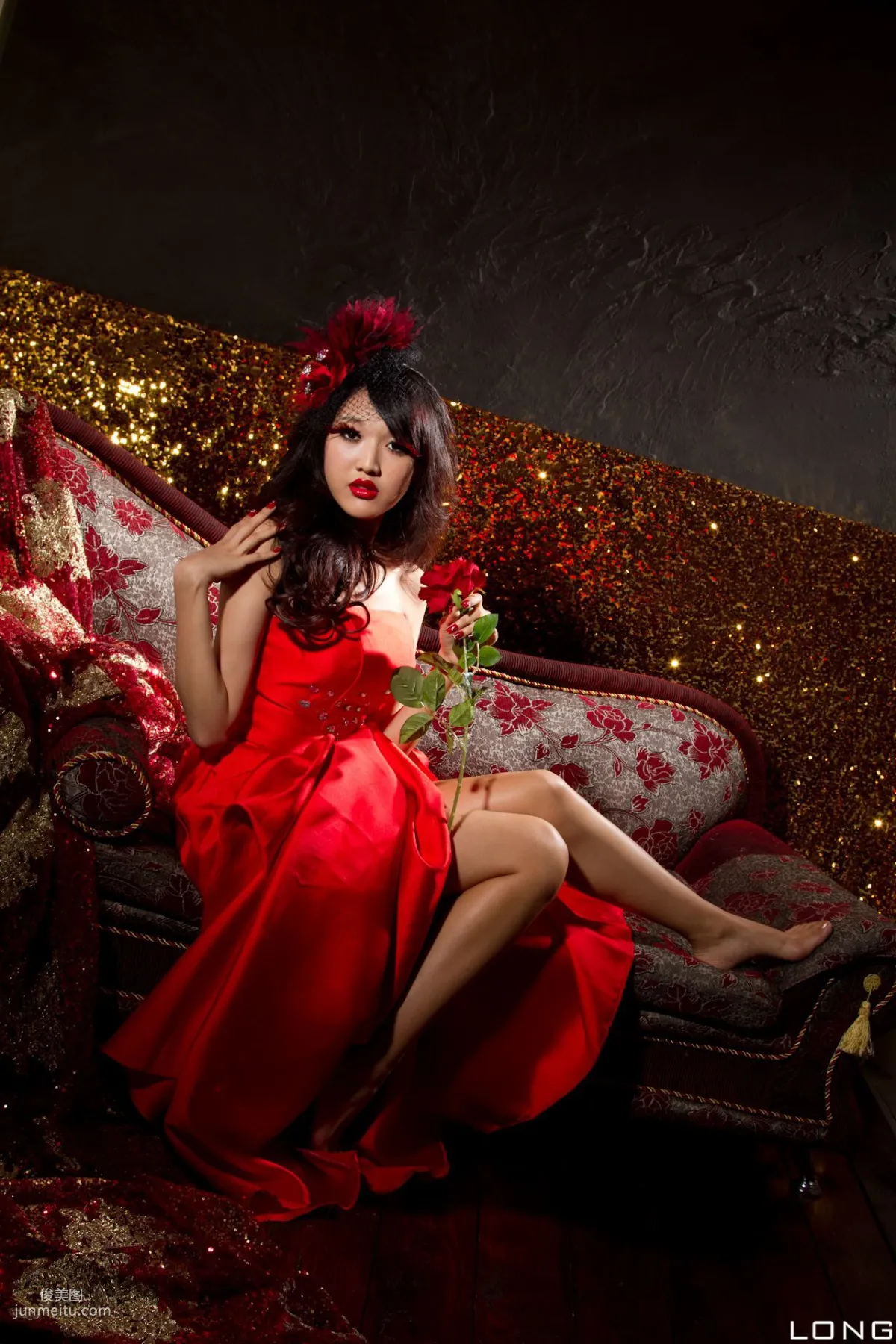 陈玮廷/腿模Jill《婚紗之紅》写真集8