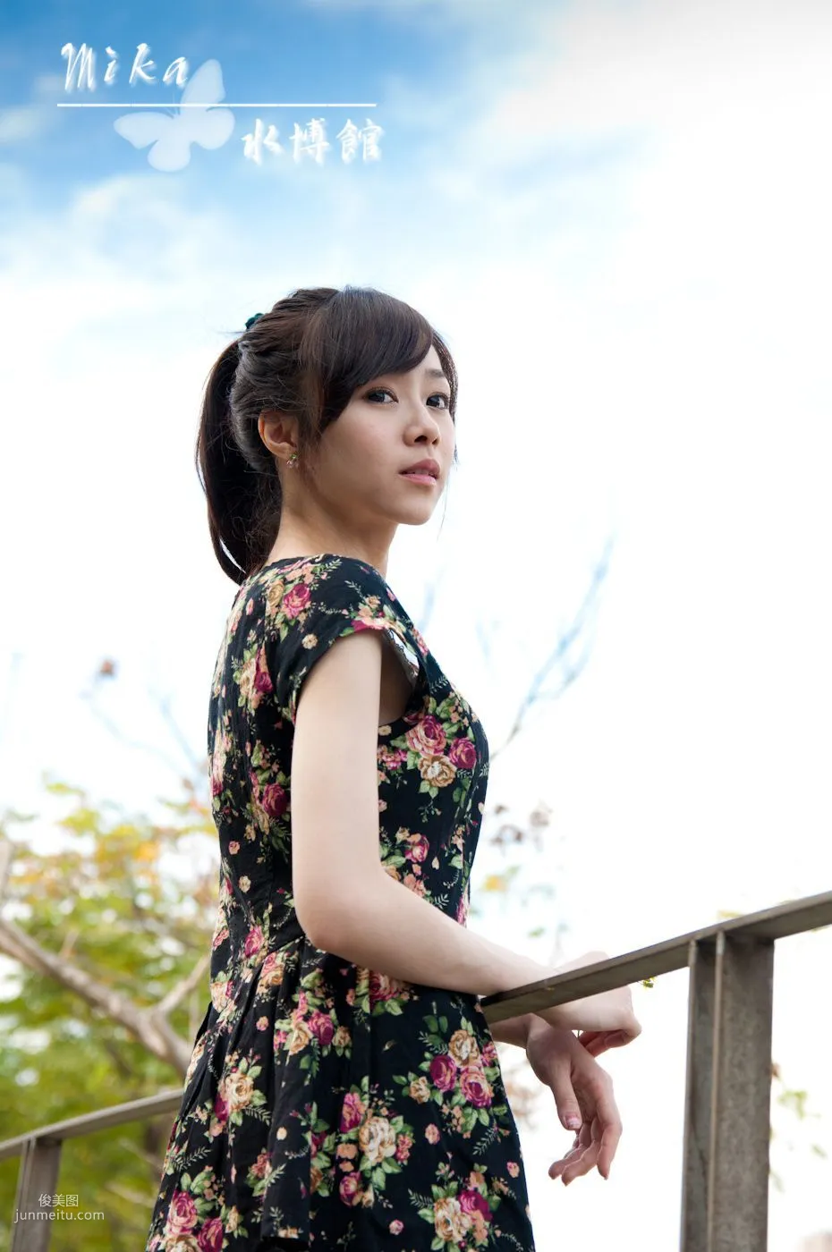 Taiwan Pure Beauty Mika Water Museum Street Snap Photo Set photo 16