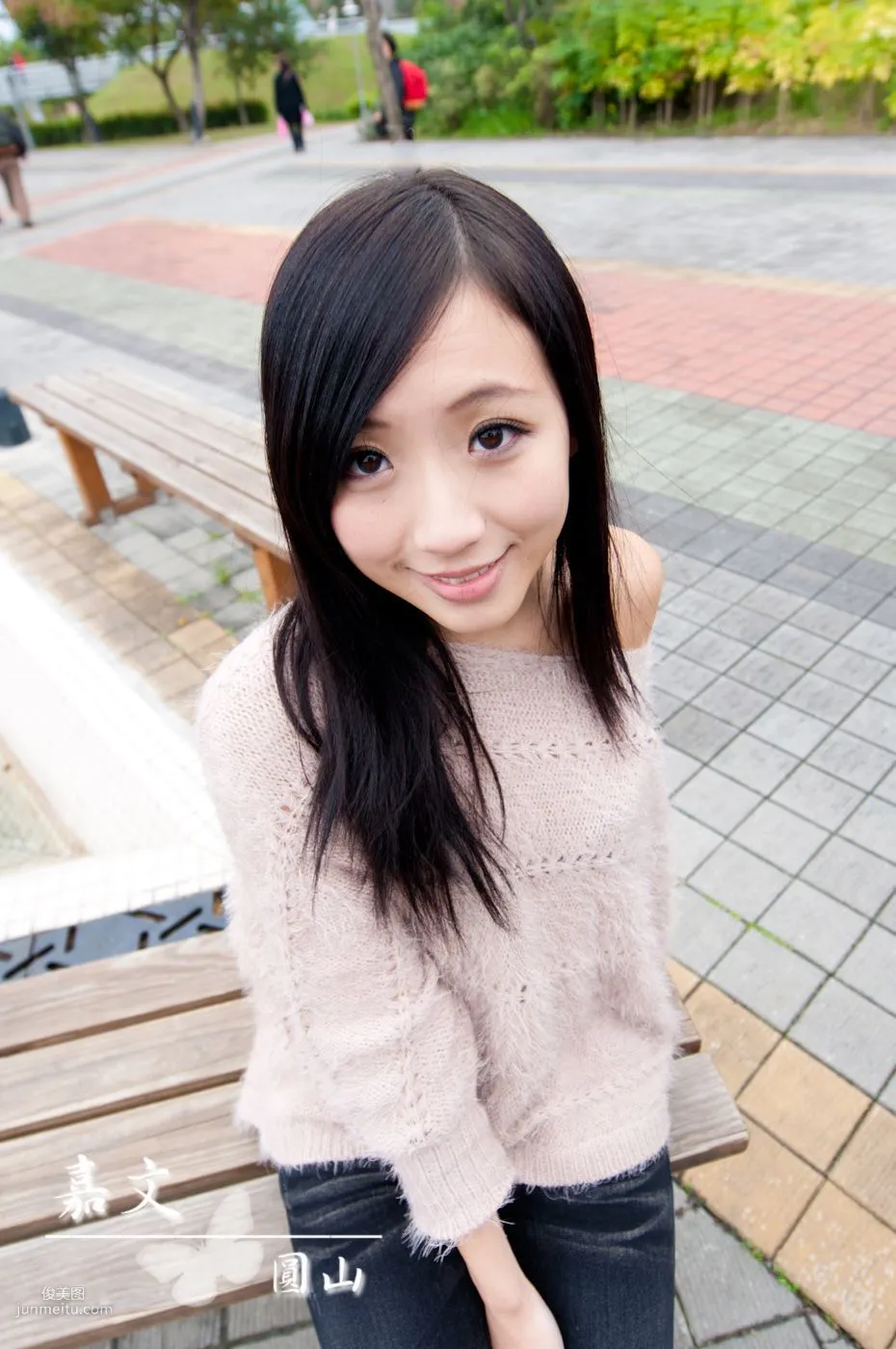 Taiwan Beauty Jiawen Yuanshan Outdoor Shoot Photo Set photo 11