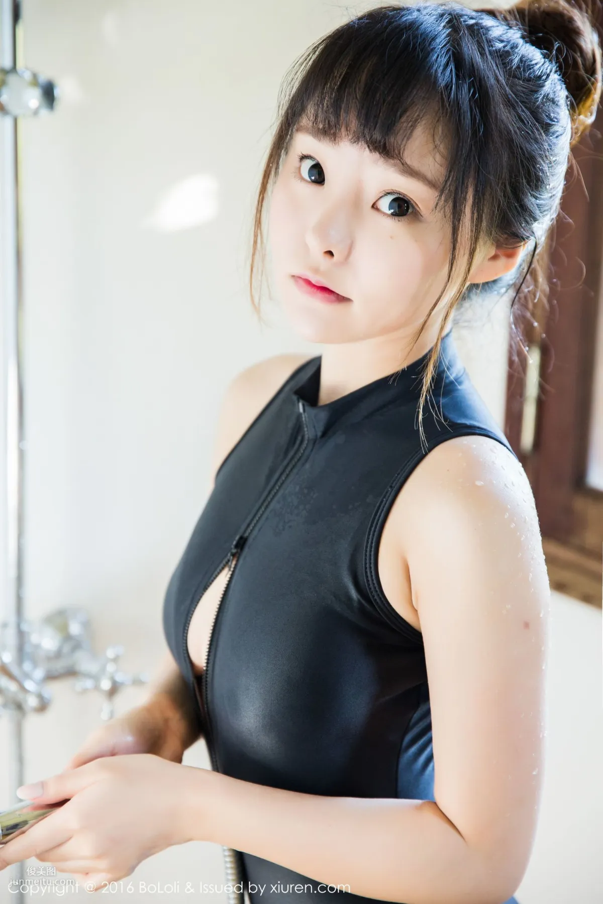 Liu Youqi Sevenbaby "Vietnam Da Lat Travel Shoot" School Swimsuit + Square Swimsuit [Boluoshe] Vol.087 Photo Set photo 5