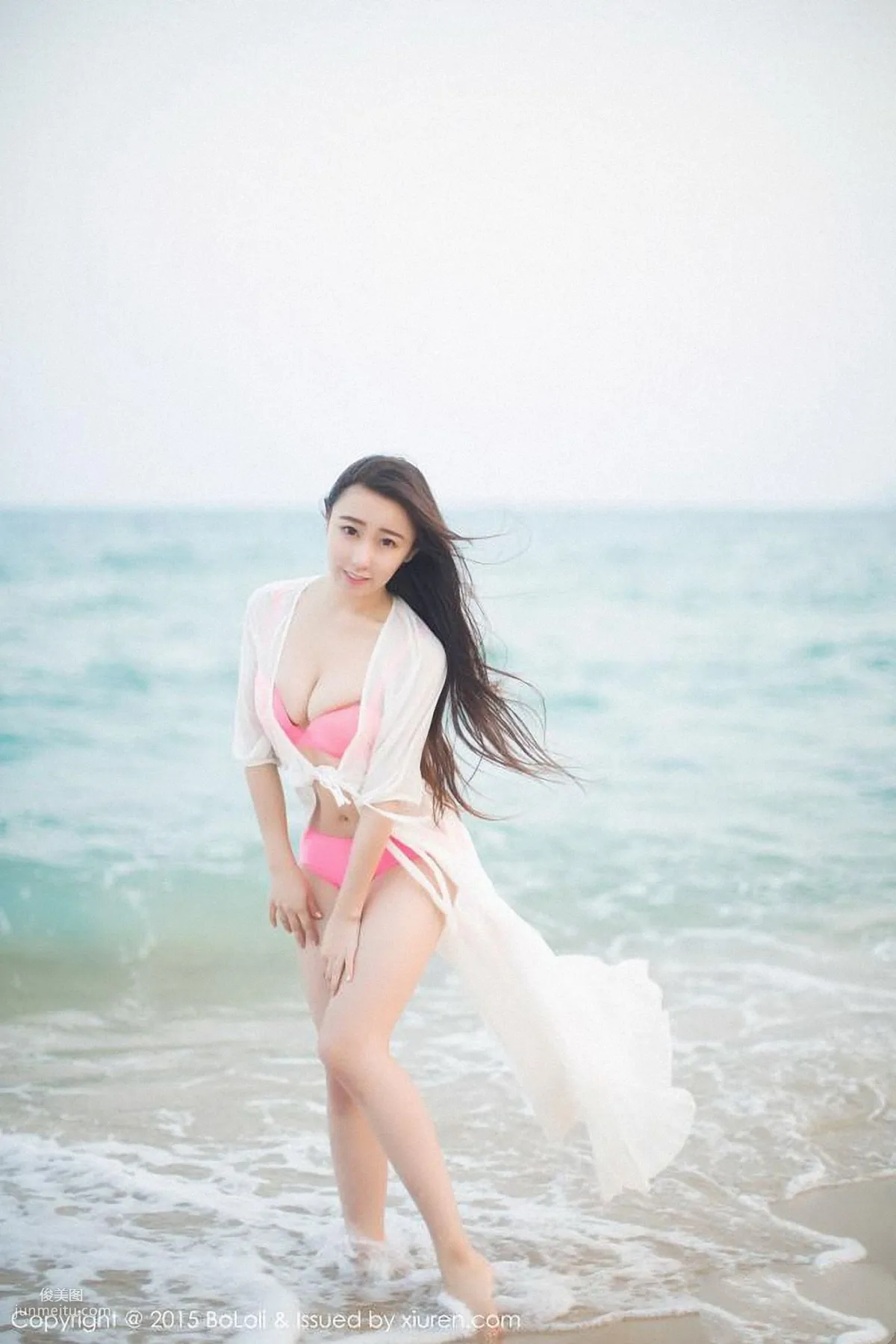 Duo Bi dobby Fresh and Light School Swimsuit + Swimwear [Boluoshe] Vol.022 Photo Set photo 40