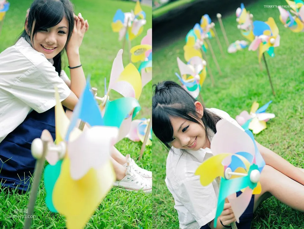 Taiwan Beauty Tuna/Xu Weiyin Little Fresh and Beautiful Outdoor Shoot Photos Collection photo 10