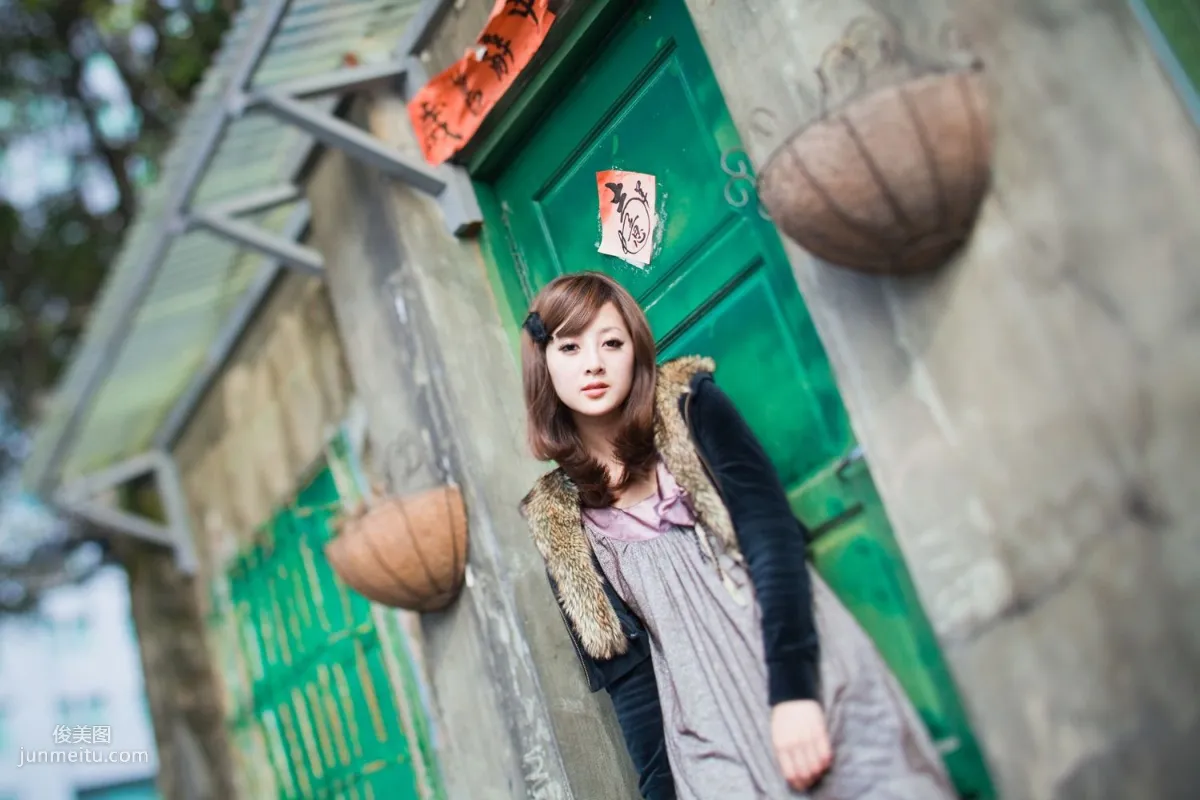 Guo Zi MM/Zhang Kaijie, Sisi South Village + Daan Forest Park Outdoor Shoot Photo Set photo 44