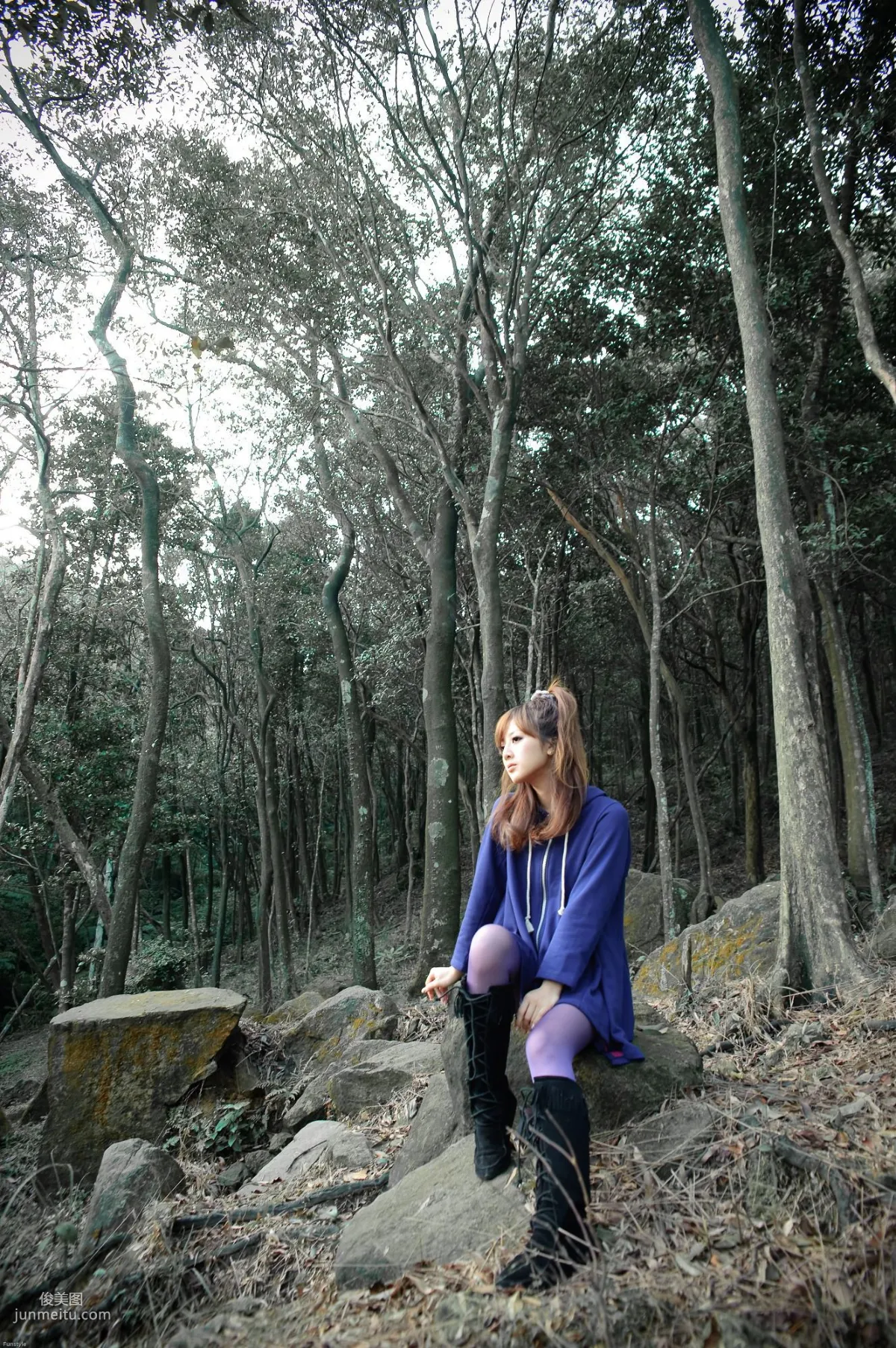 Taiwan Goddess Guozi MM Xinshan Menghu Outdoor Shoot Photo Set photo 42