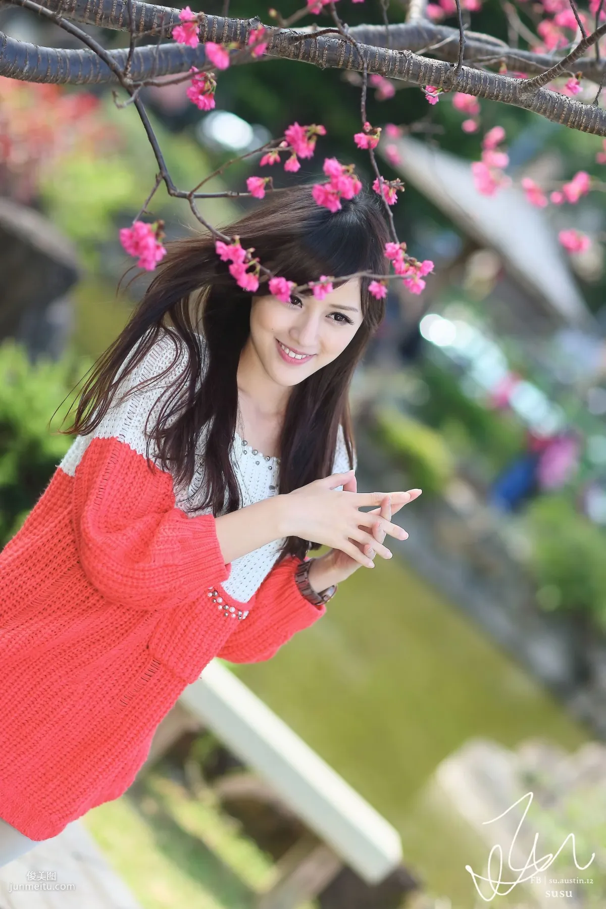 Taiwan Beauty Liang Yi-chan, Shuangxi Park Outdoor Shoot Photo Set photo 29