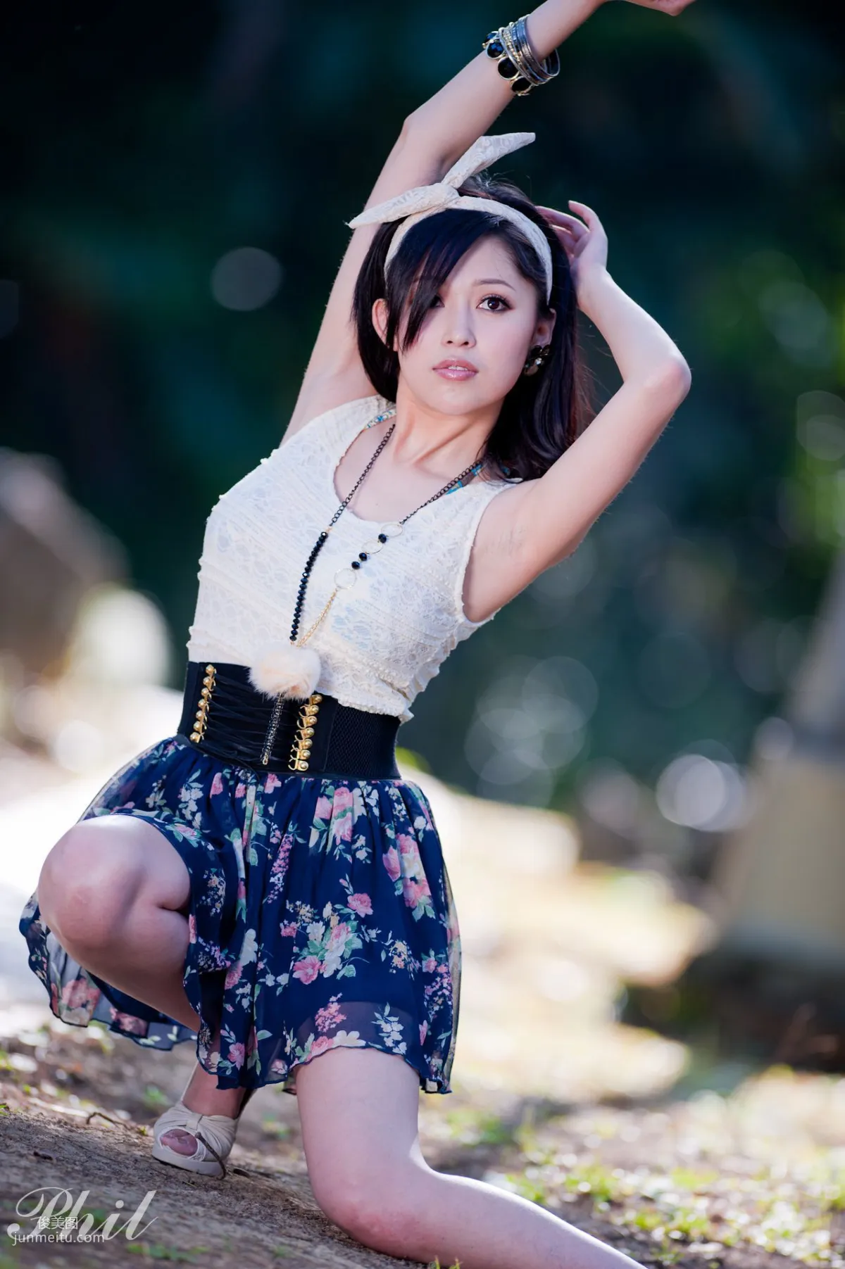 Beautyleg Leg Model Avy Dress Park Outdoor Shoot Photo Set photo 44