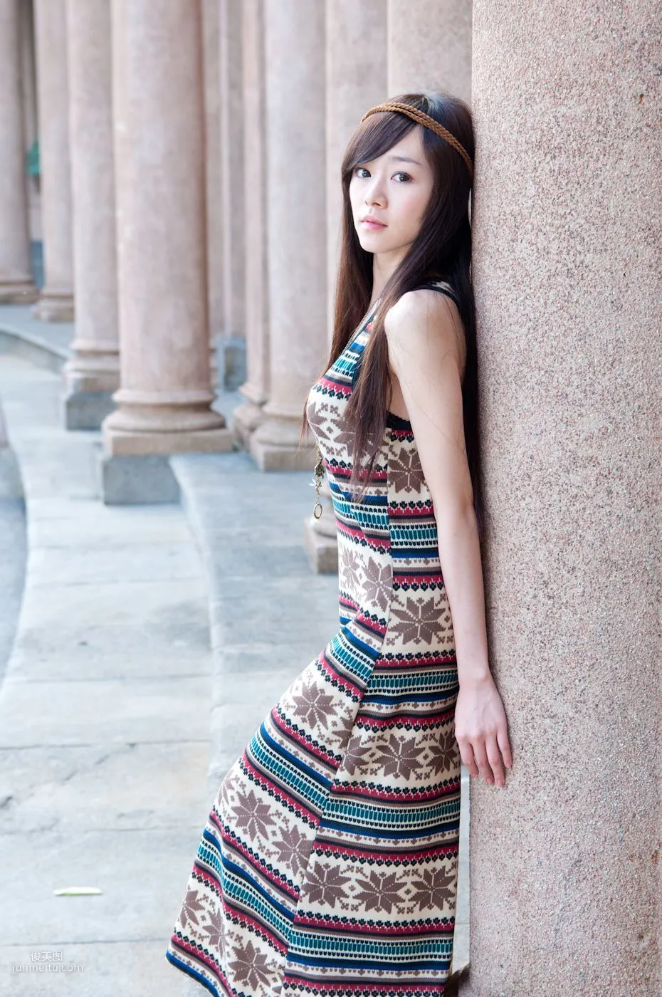 Taiwan Pure Beauty Mika Water Museum Street Snap Photo Set photo 26