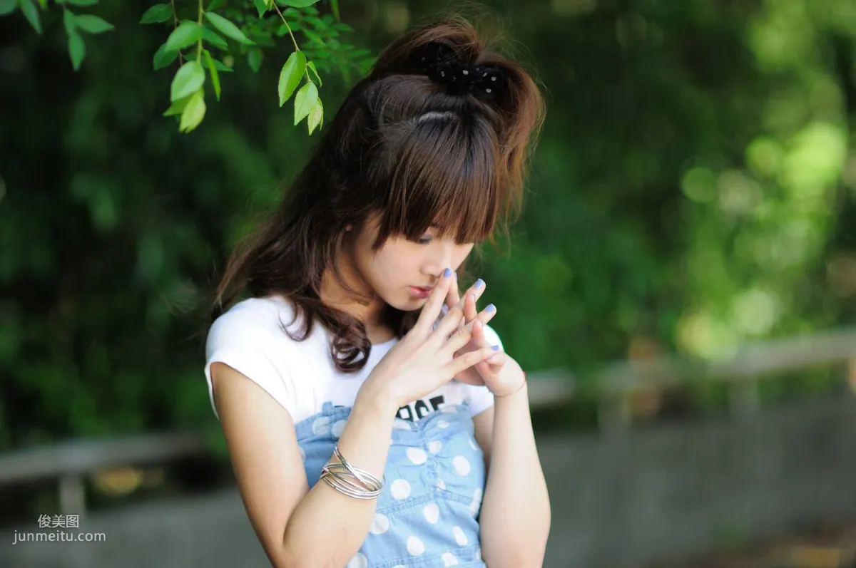Taiwan Internet Celebrity Guozi MM, Children's Traffic Museum Street Snap Photo Set photo 31