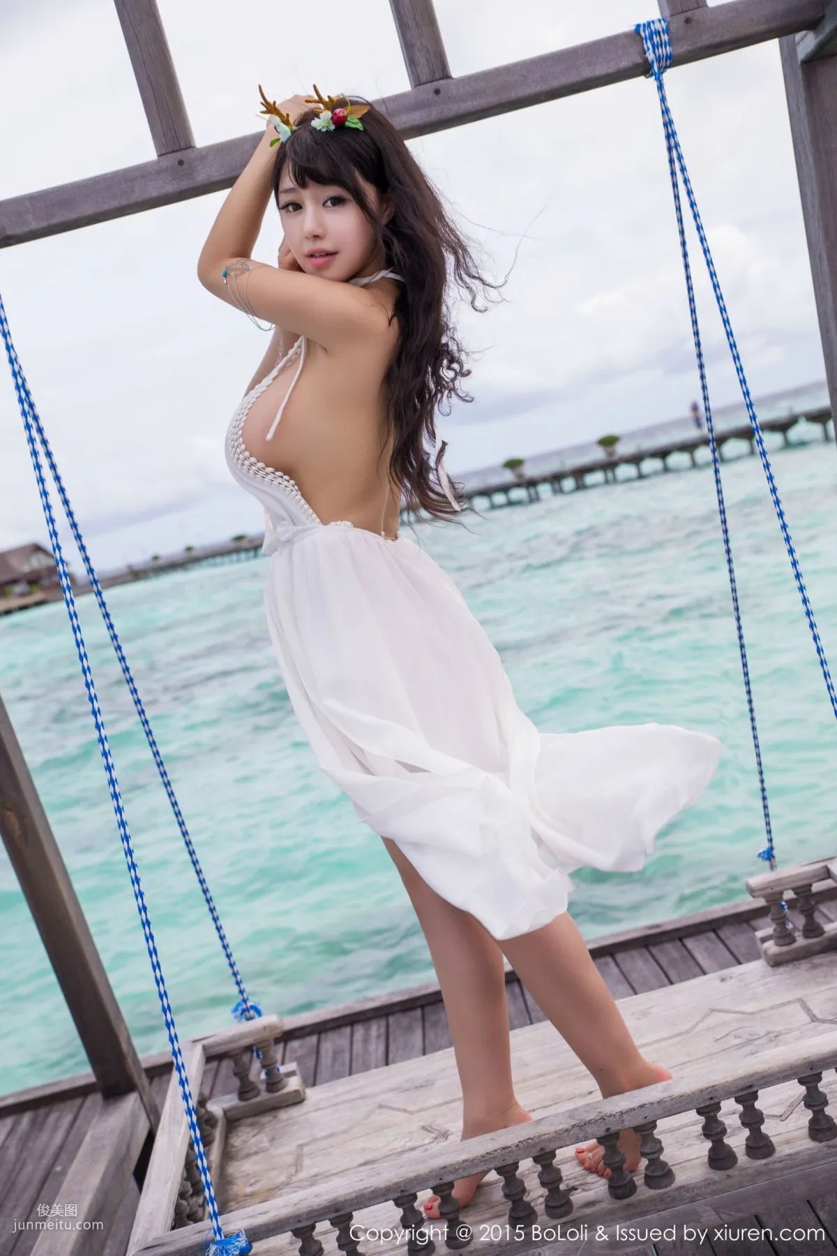 Barbie Ke'er 'Maldives Travel Shoot' Fresh and Sweet Series [Boluoshe] Vol.042 Photo Set photo 39