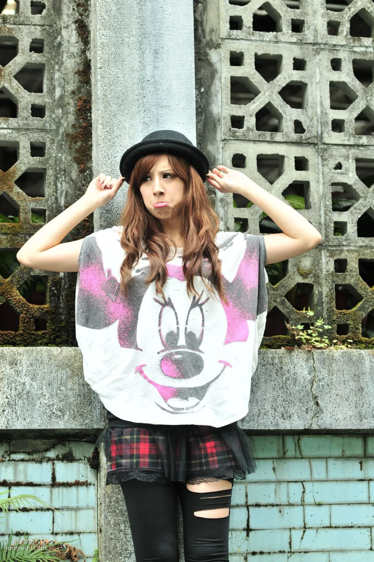 Taiwan Beauty Xiao Mi Kate su, Fresh Outdoor Shoot Photo Collection photo 32