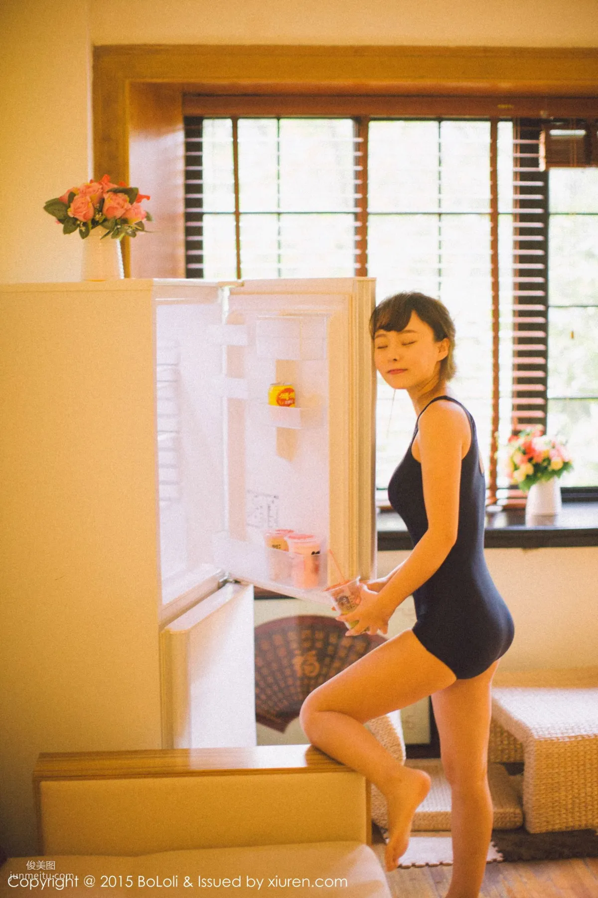 Liu Youqi Sevenbaby, Kimono Theme Sequel + School Swimsuit [Boluoshe] Vol.068 Photo Set photo 32