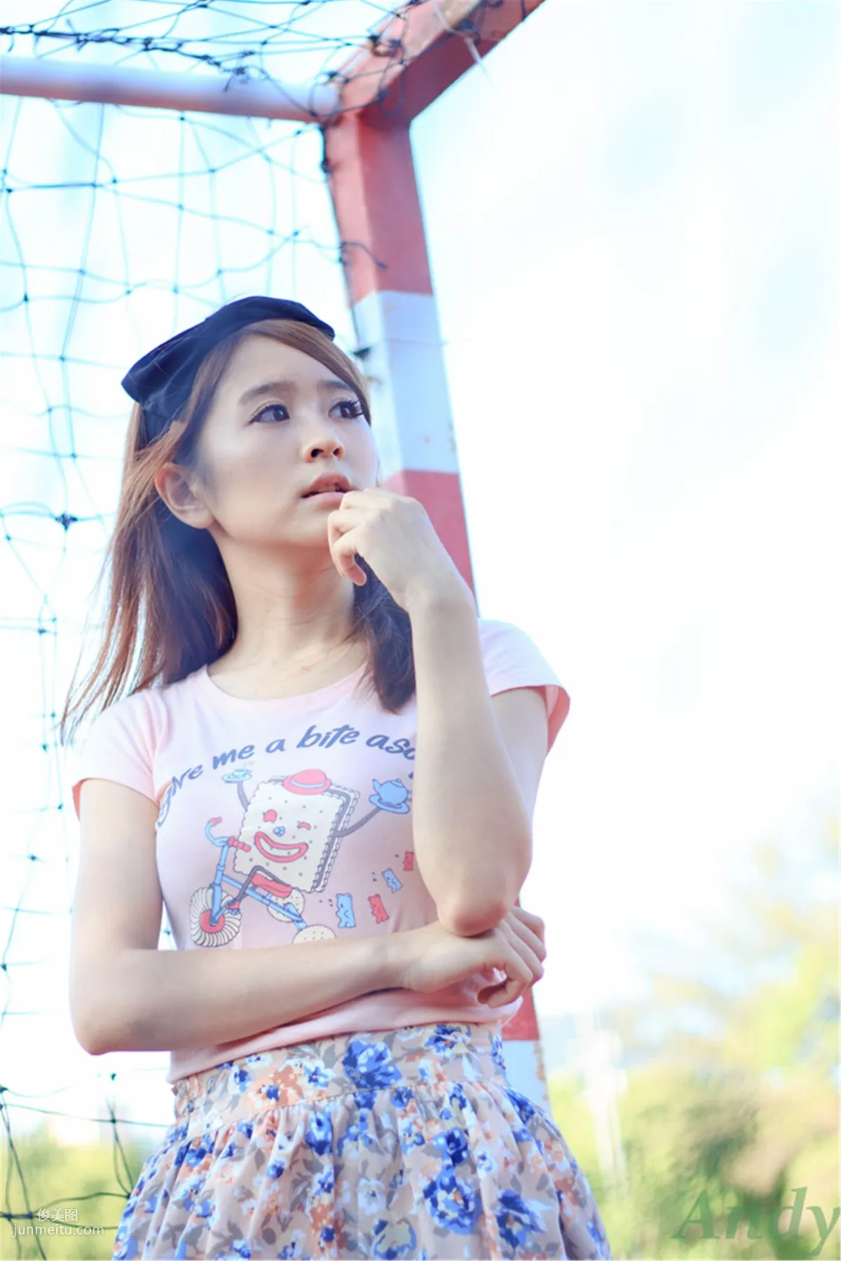 台灣美女模特圈圈/郭燕陵《校園時光》寫真集 21