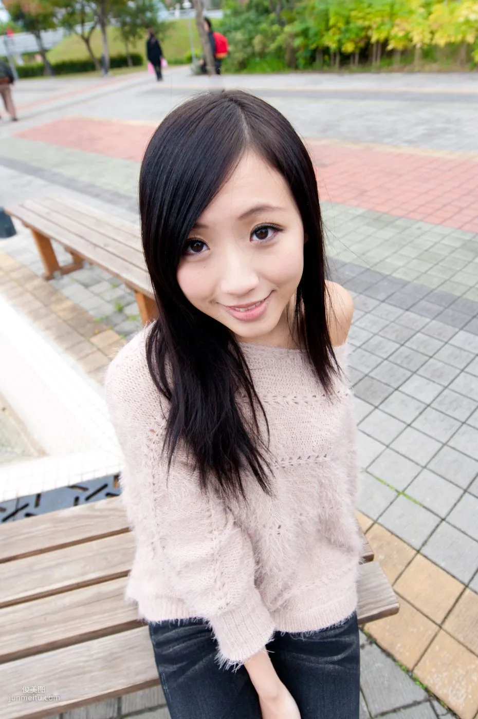 Taiwan Beauty Jiawen Yuanshan Outdoor Shoot Photo Set photo 41