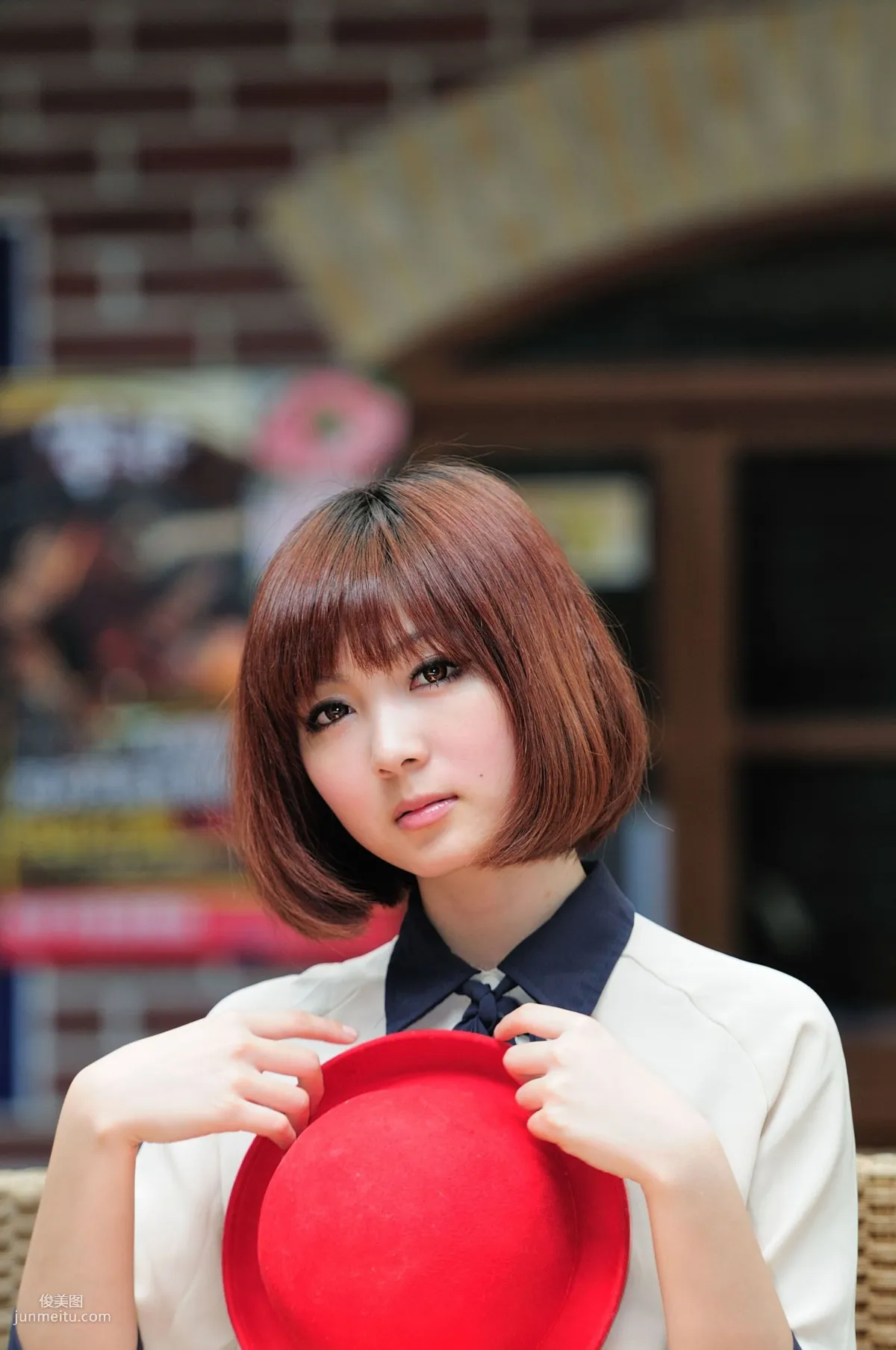 Short-Haired Beauty Xiaozhu patty, 2 Sets of Fresh Street Snap Photo Set photo 34