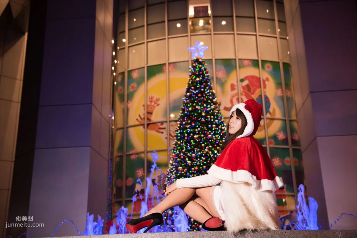 Taiwan Beauty Xia Qing MISO, Christmas Outdoor Shoot Photo Set photo 37