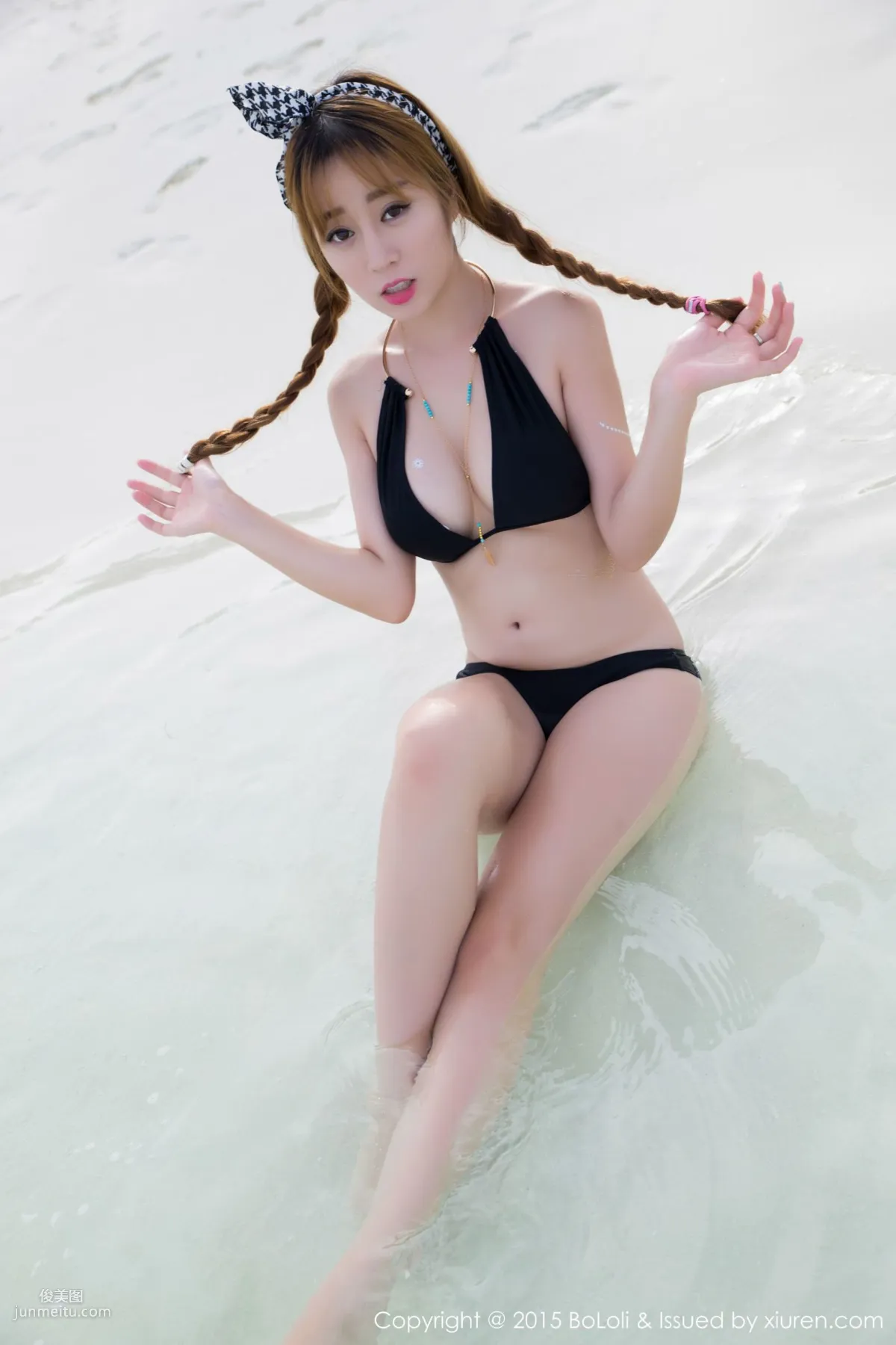 Wang Yuchun 'Maldives Travel Shoot' Beautiful Swimwear [Boluoshe] Vol.072 Photo Set photo 33