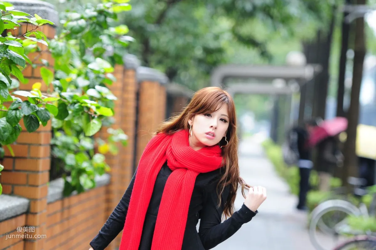 Taiwan Beauty Xiao Mi Kate su, Fresh Outdoor Shoot Photo Collection photo 7