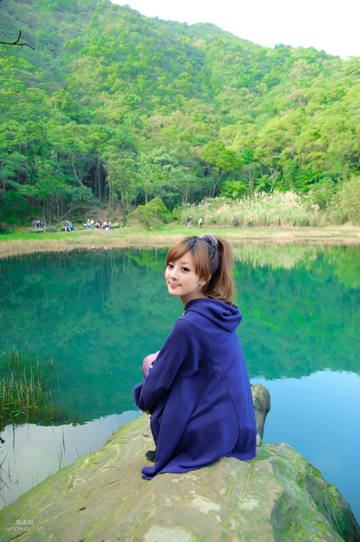 Taiwan Goddess Guozi MM Xinshan Menghu Outdoor Shoot Photo Set photo 39
