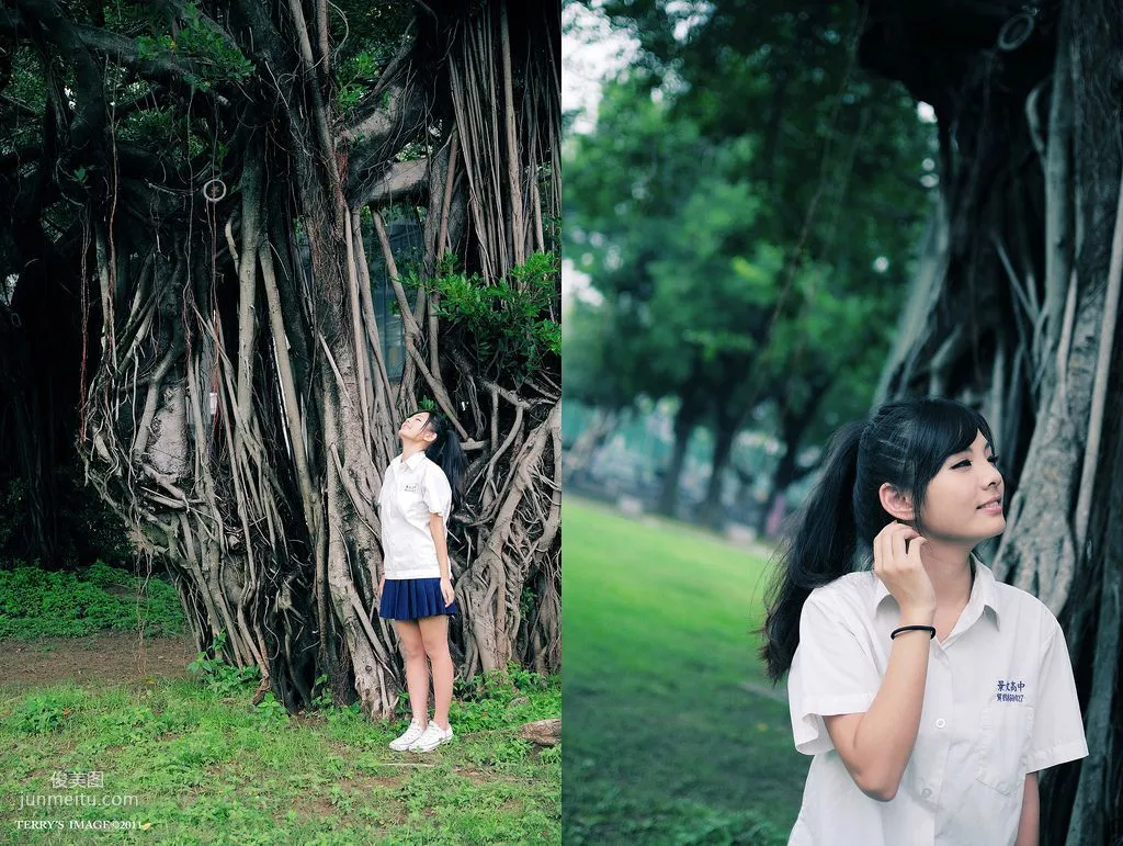 Taiwan Beauty Tuna/Xu Weiyin Little Fresh and Beautiful Outdoor Shoot Photos Collection photo 18