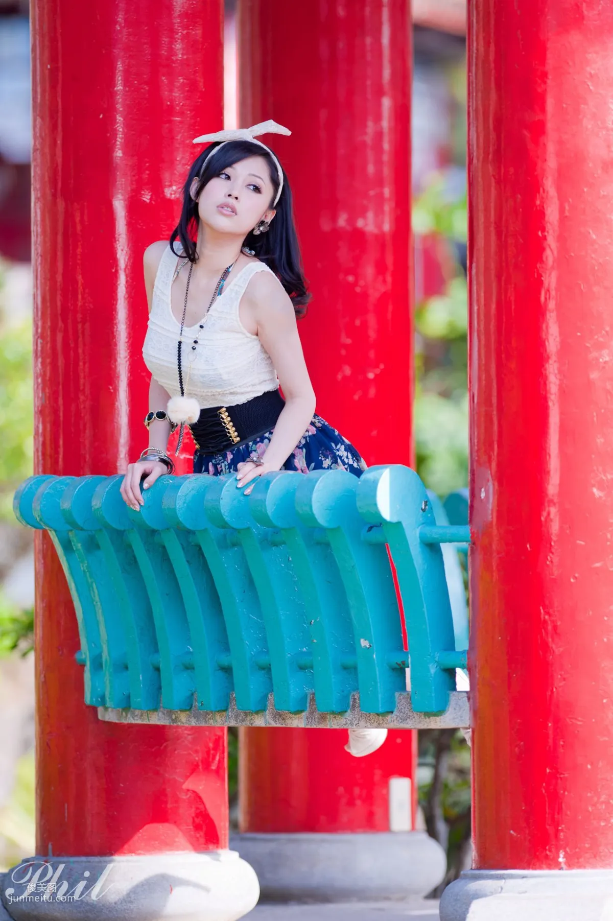 Beautyleg Leg Model Avy Dress Park Outdoor Shoot Photo Set photo 26