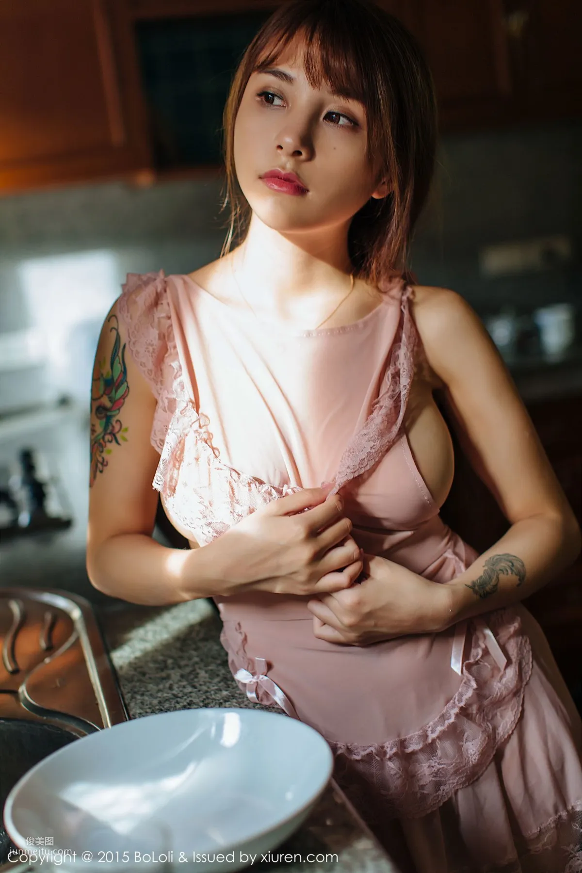 Xia Meijiang, Phuket Travel Shoot, Sexy Chef Plus Seaside Sailor Outfit [Boluoshe] Vol.077 Photo Set photo 4