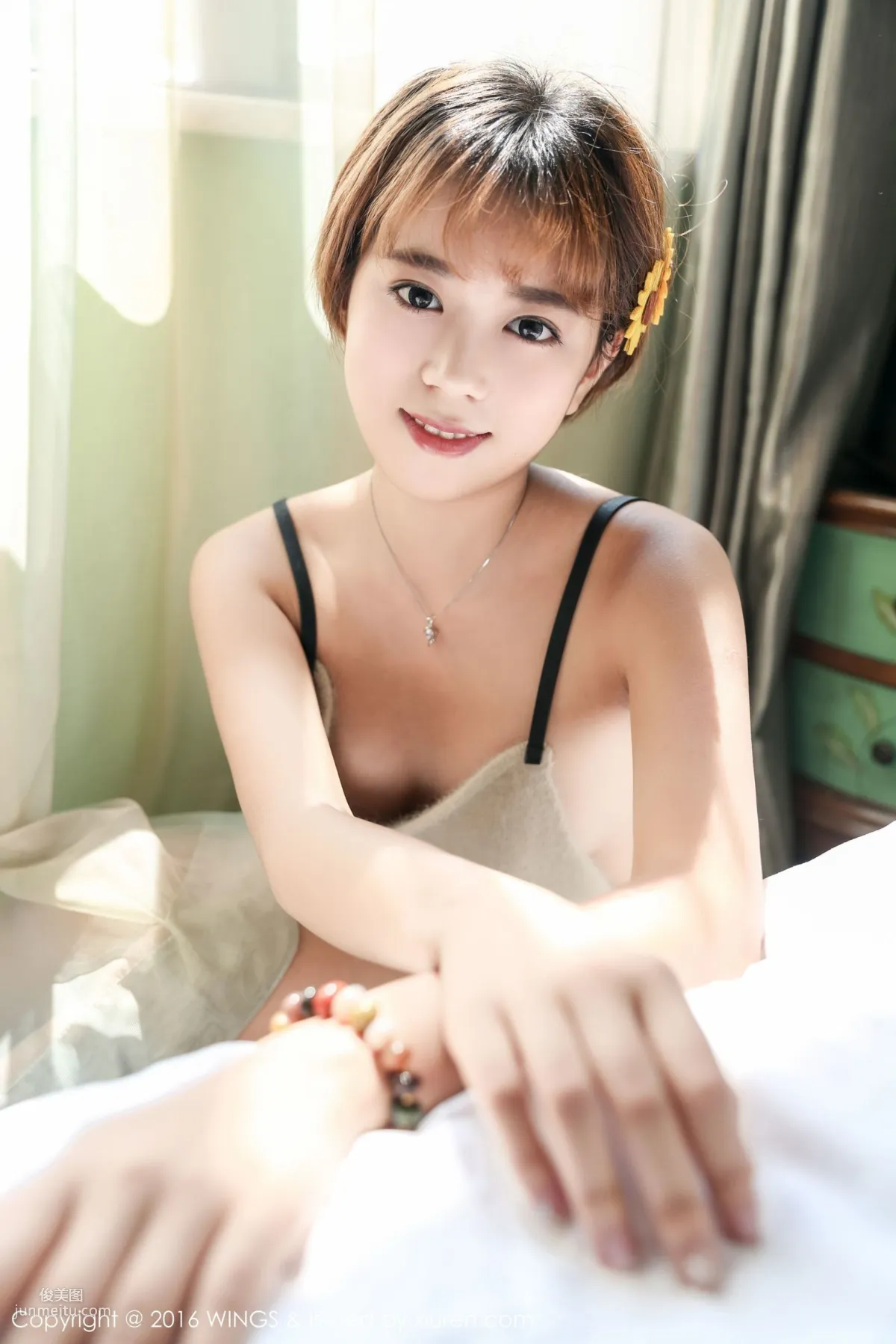 Ningmeng vivi - Top-Notch Short-Haired Handsome Model [WingS] Vol.019 Photo Set photo 60