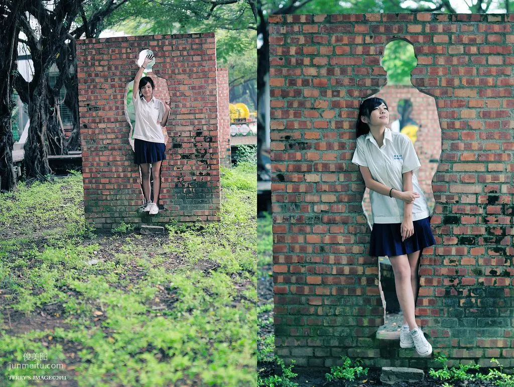 Taiwan Beauty Tuna/Xu Weiyin Little Fresh and Beautiful Outdoor Shoot Photos Collection photo 19
