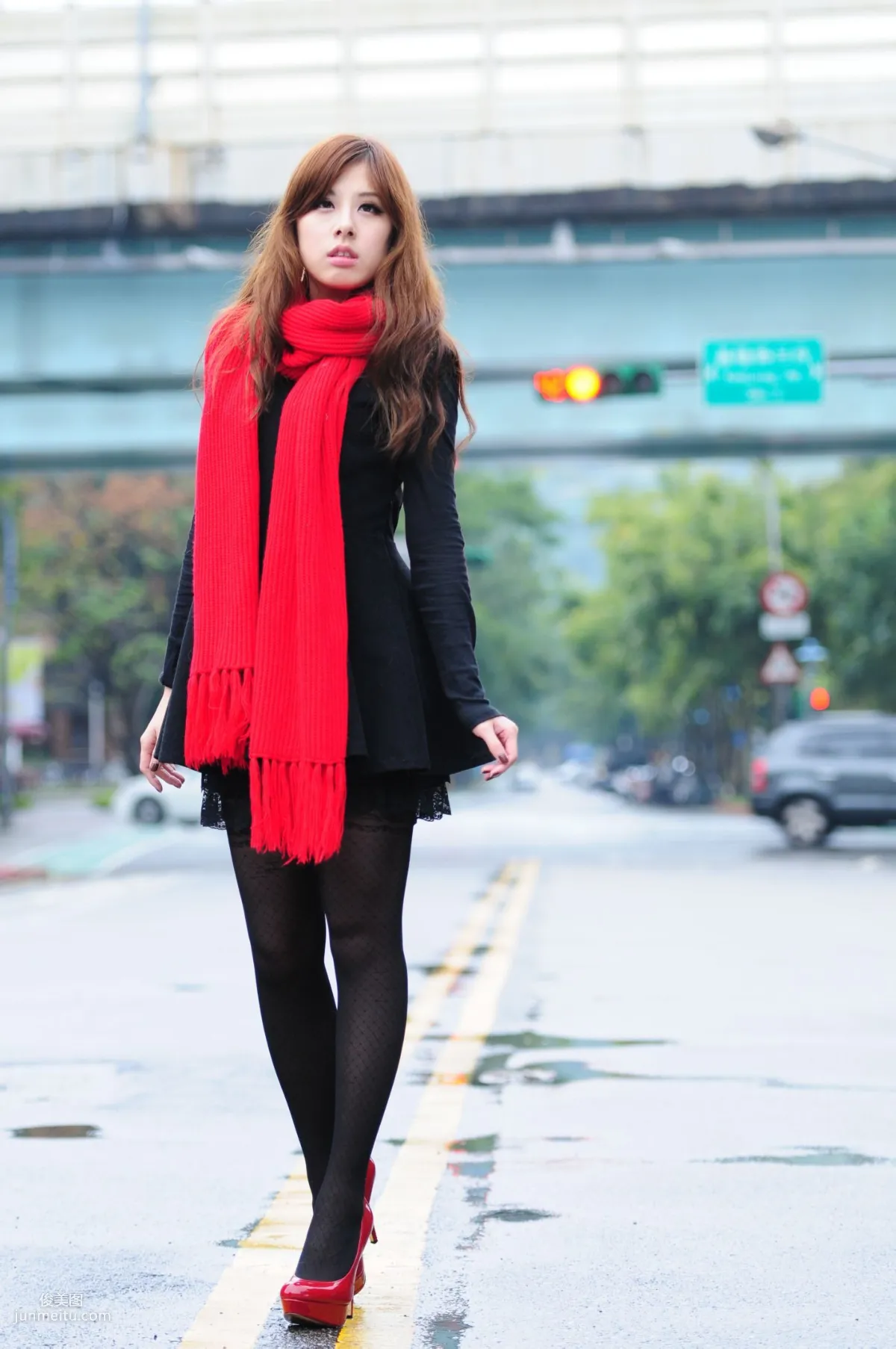 Taiwan Beauty Xiao Mi Kate su, Fresh Outdoor Shoot Photo Collection photo 10
