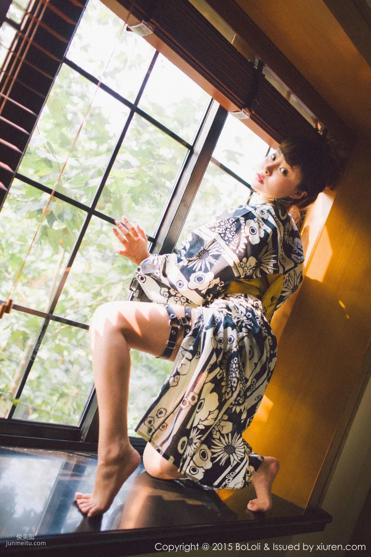 Liu Youqi Sevenbaby, Kimono Theme [Boluoshe] Vol.056 Photo Set photo 7