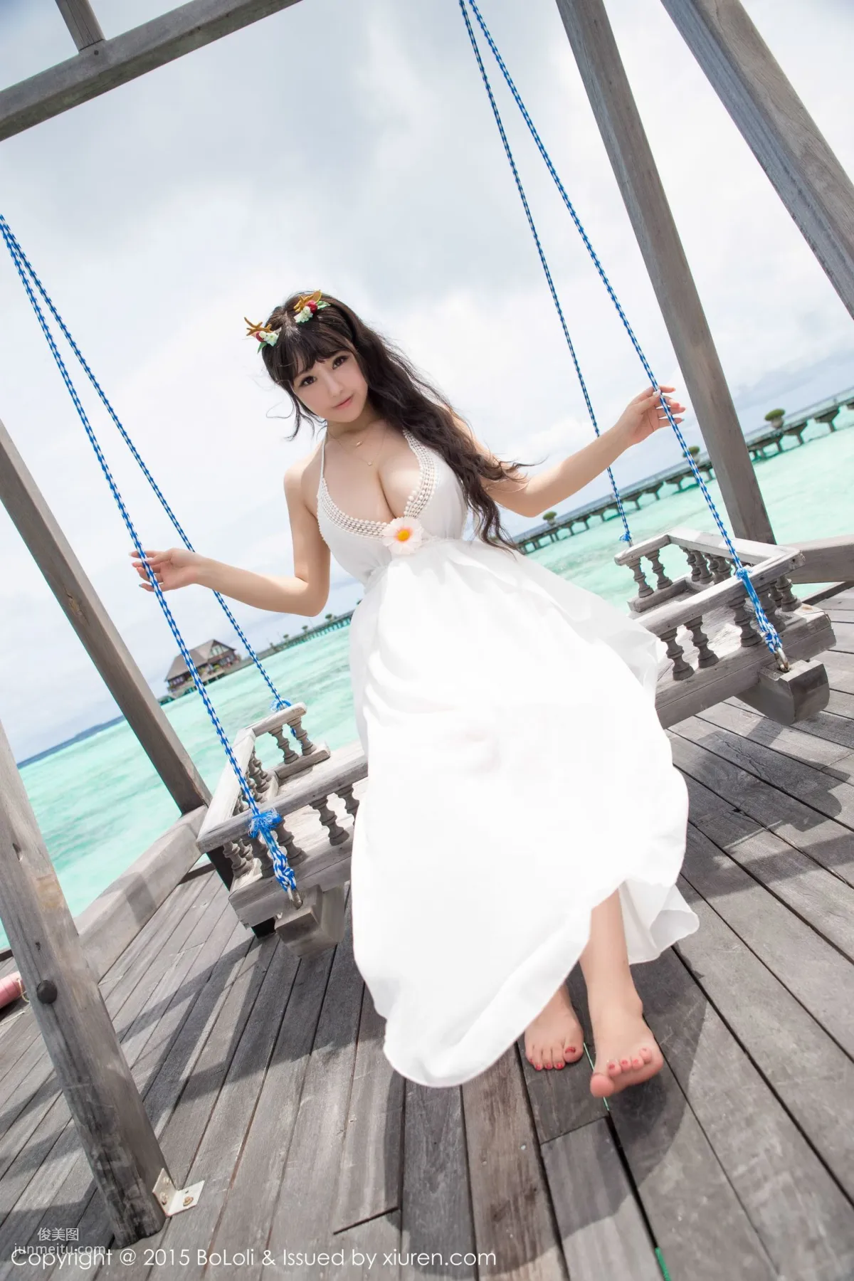Barbie Ke'er 'Maldives Travel Shoot' Fresh and Sweet Series [Boluoshe] Vol.042 Photo Set photo 36