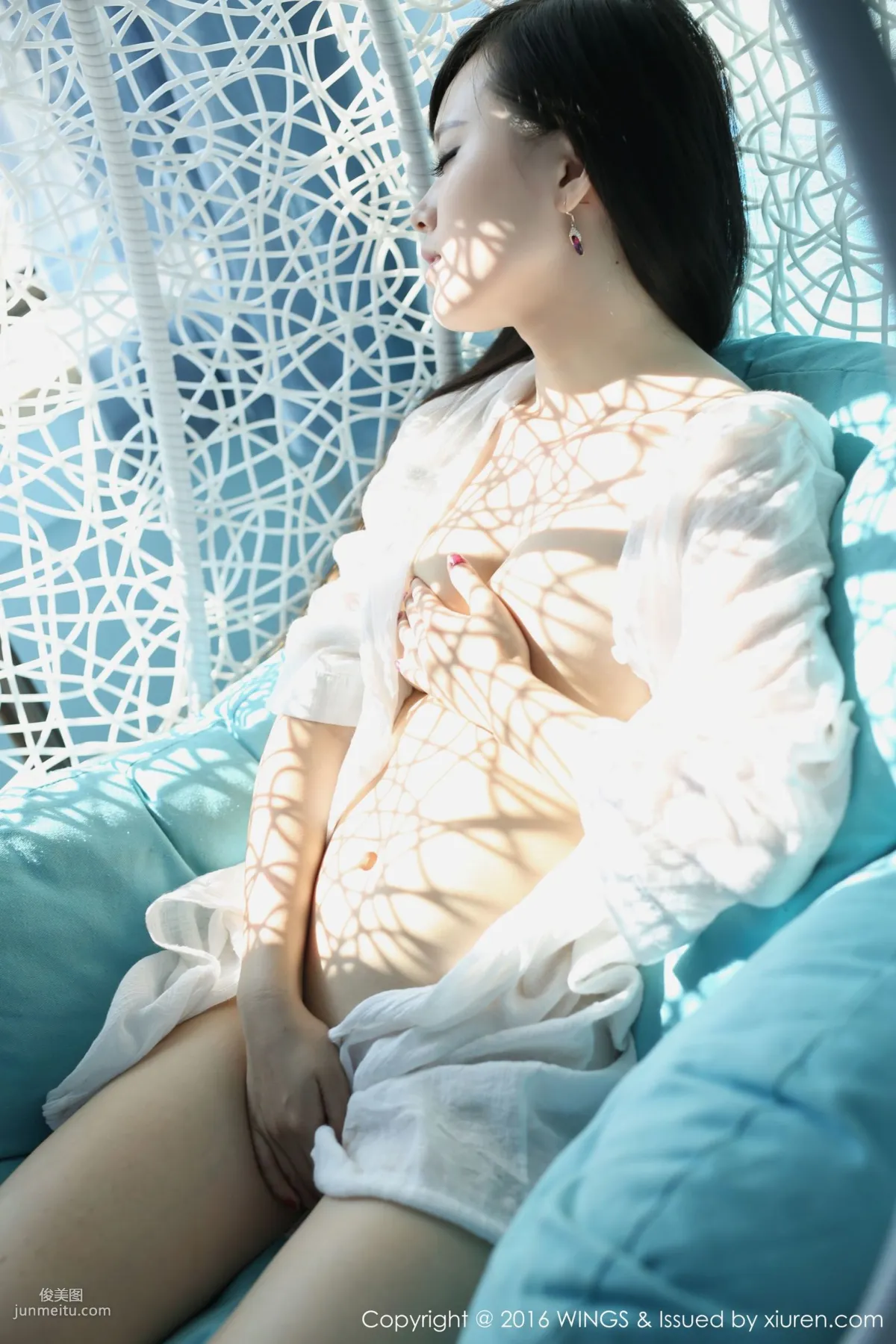 Miaomiao cyann, Private Girl Bathed in Sunlight [WingS] Vol.022 Photo Set photo 37