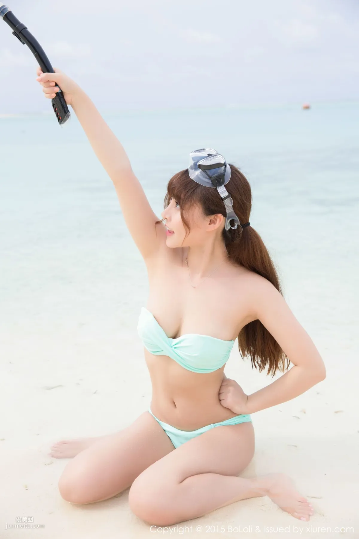 Liu Youqi Sevenbaby, Maldives Travel Shoot, Seaside Wet Body Edition [Boluoshe] Vol.049 Photo Set photo 24