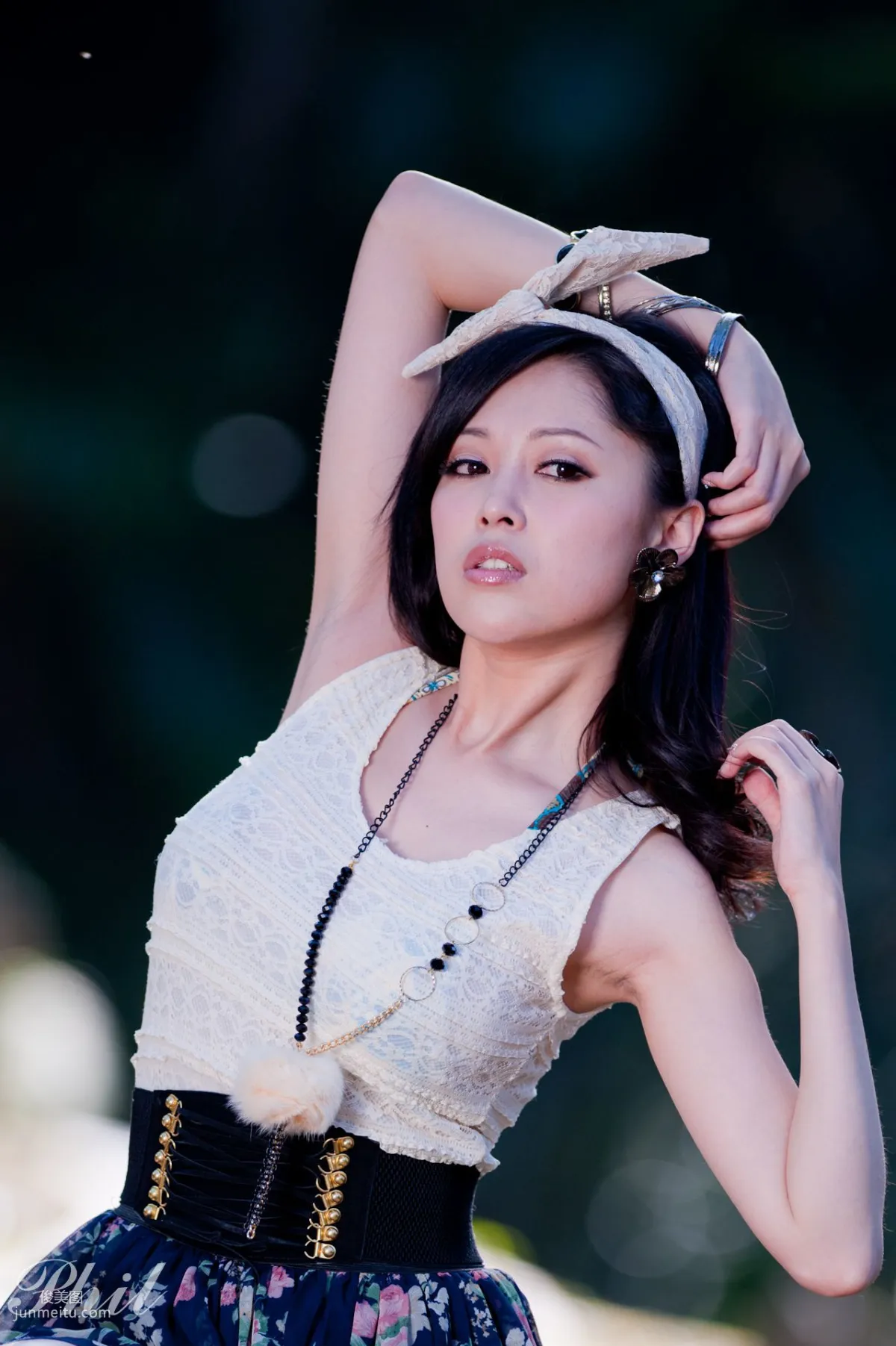 Beautyleg Leg Model Avy Dress Park Outdoor Shoot Photo Set photo 49