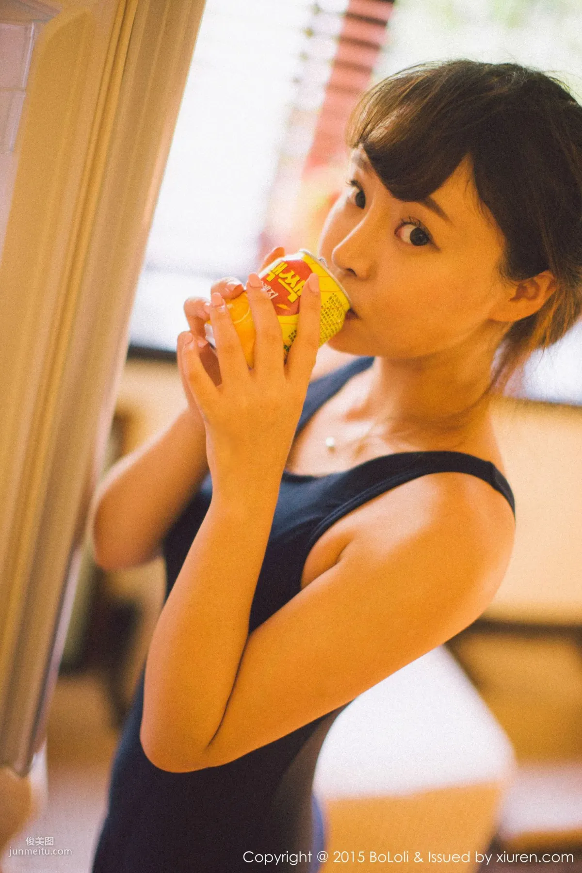 Liu Youqi Sevenbaby, Kimono Theme Sequel + School Swimsuit [Boluoshe] Vol.068 Photo Set photo 33