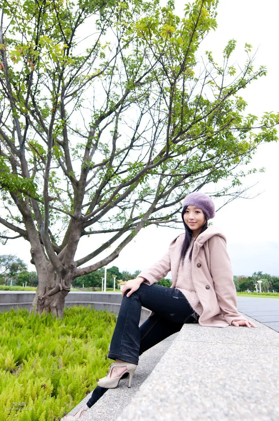 Taiwan Beauty Jiawen Yuanshan Outdoor Shoot Photo Set photo 38