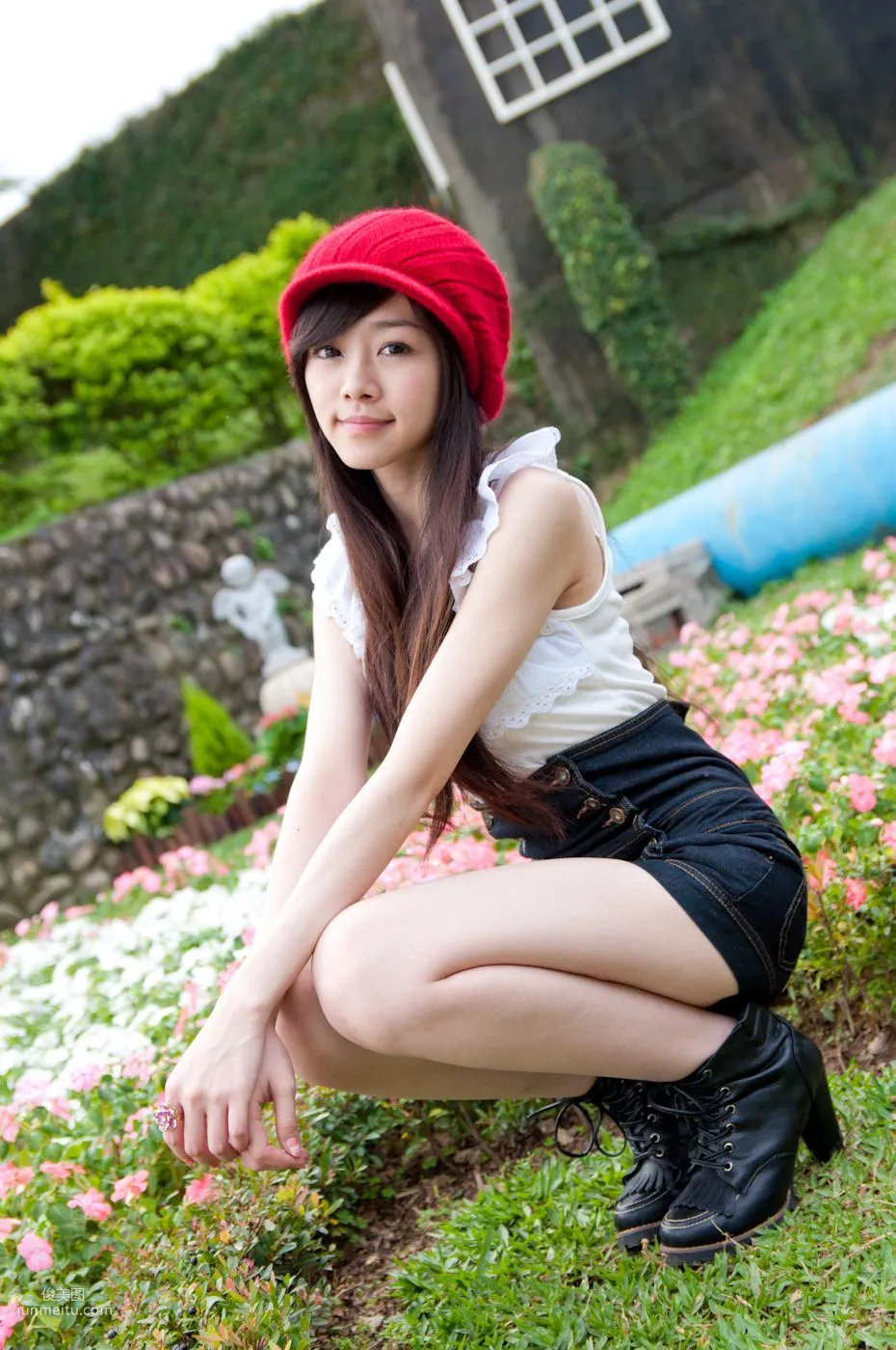 Taiwan Pure Beauty Mika Water Museum Street Snap Photo Set photo 70
