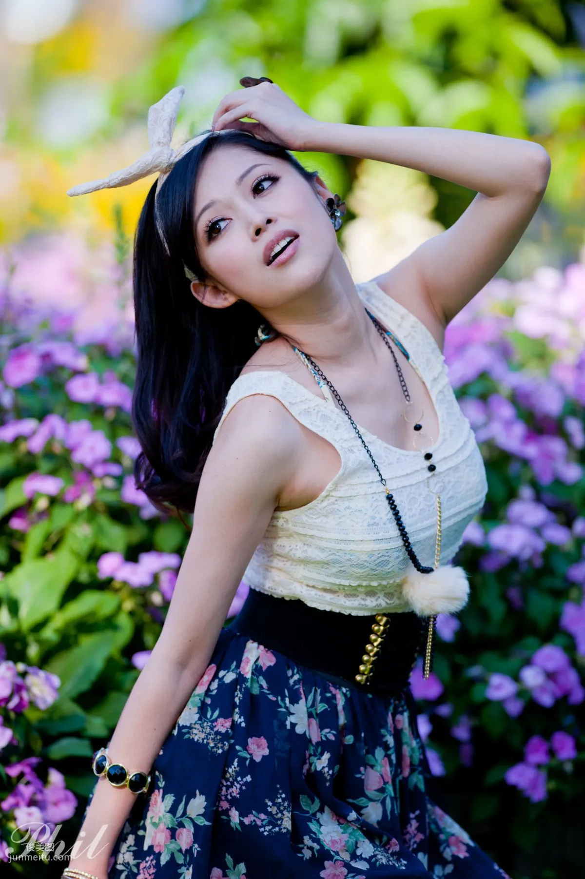 Beautyleg Leg Model Avy Dress Park Outdoor Shoot Photo Set photo 59