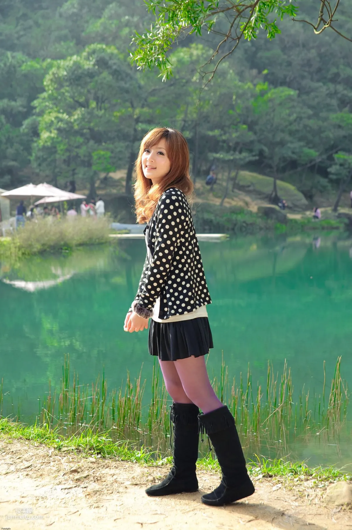 Taiwan Goddess Guozi MM Xinshan Menghu Outdoor Shoot Photo Set photo 16