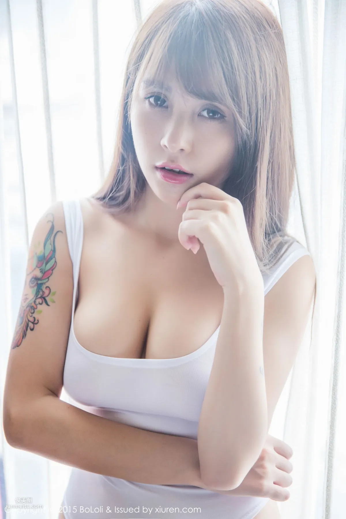 Xia Meijiang, High-Cut Swimsuit + Sexy Lingerie [Boluoshe] Vol.058 Photo Set photo 12