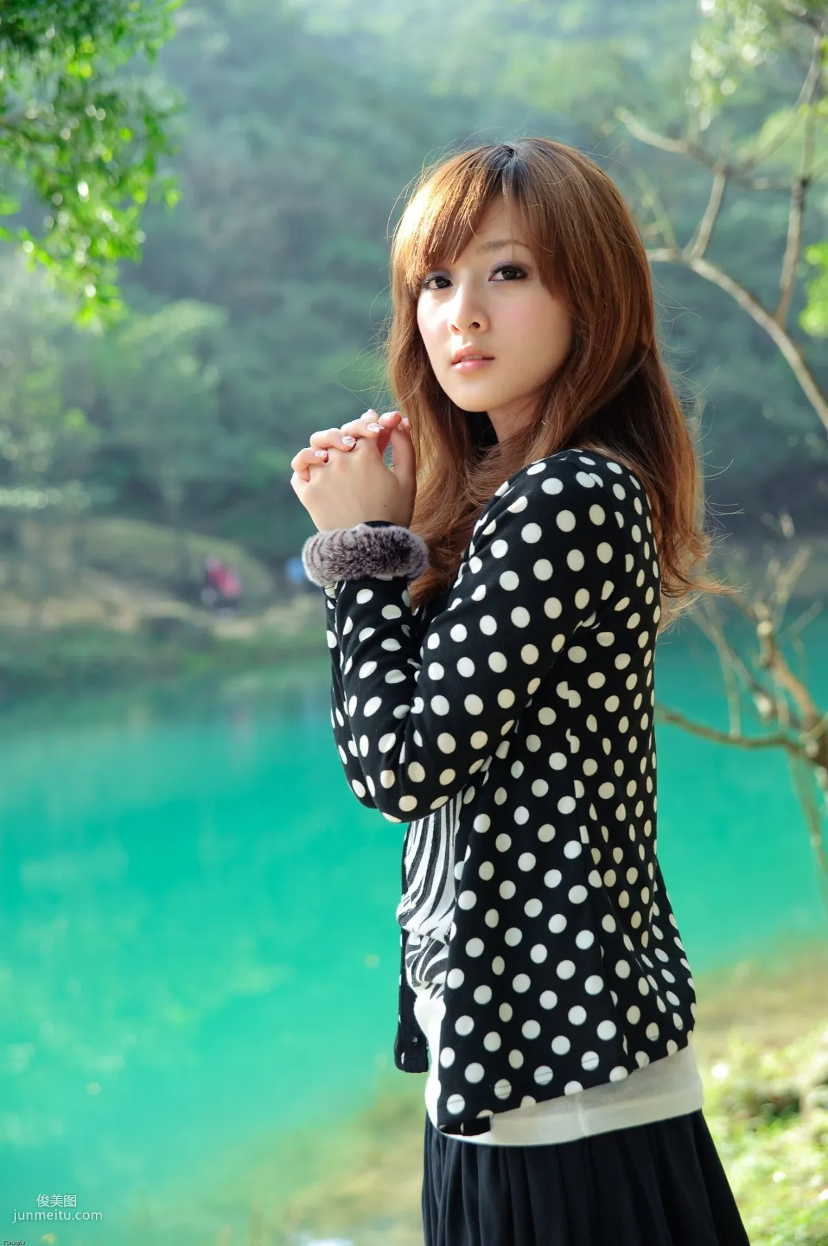 Taiwan Goddess Guozi MM Xinshan Menghu Outdoor Shoot Photo Set photo 11