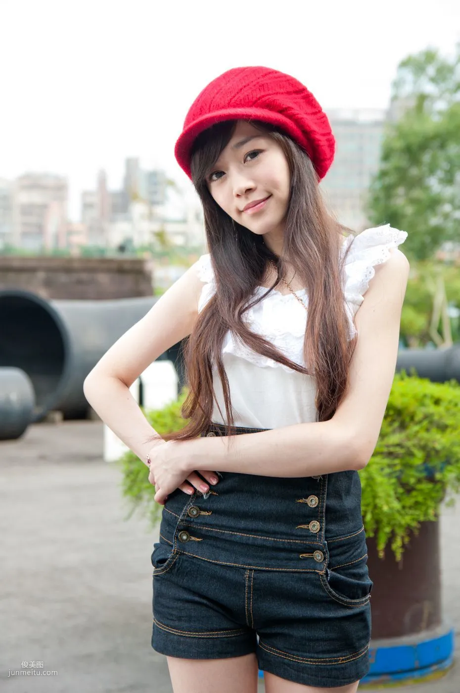 Taiwan Pure Beauty Mika Water Museum Street Snap Photo Set photo 50